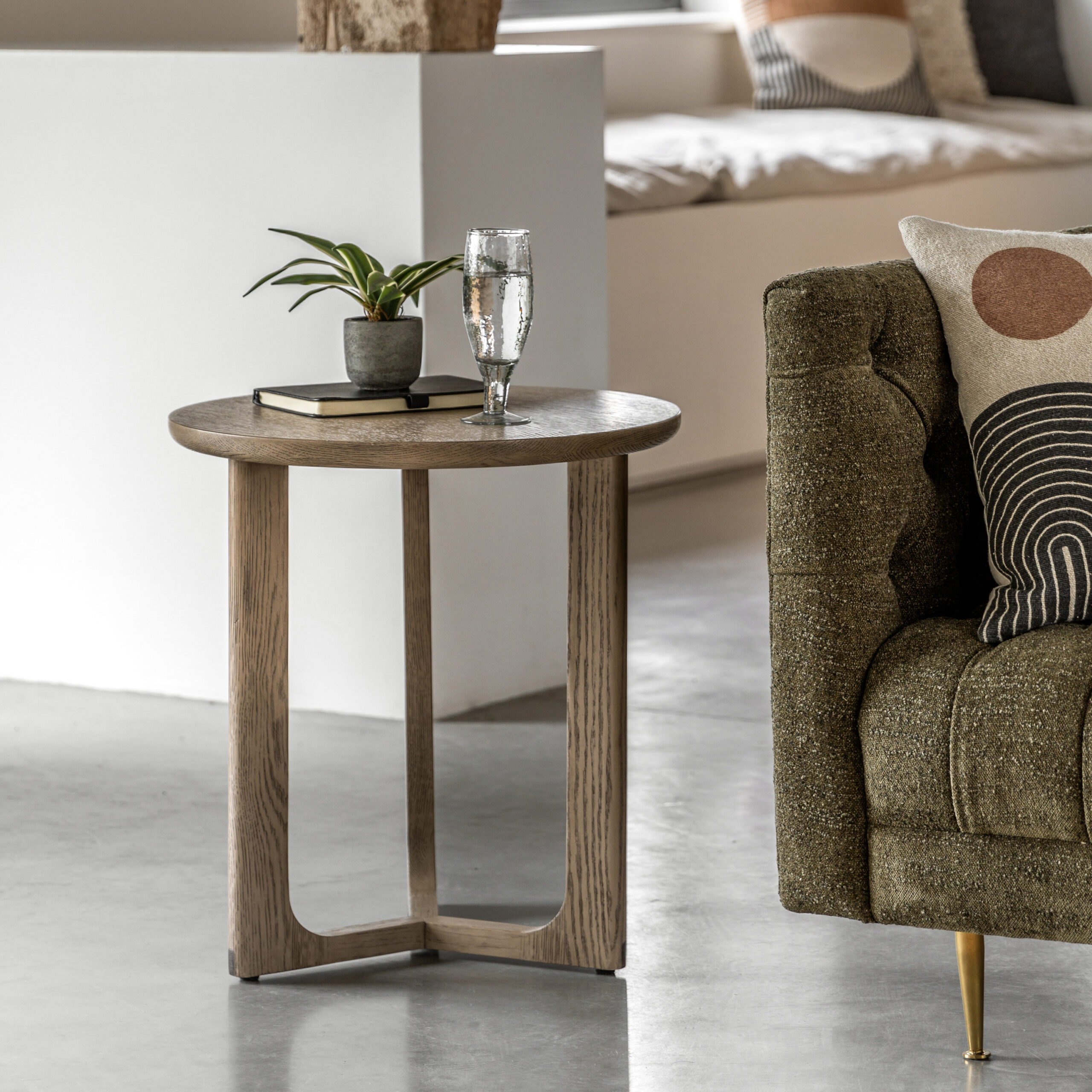 Calder Side Table Smoked