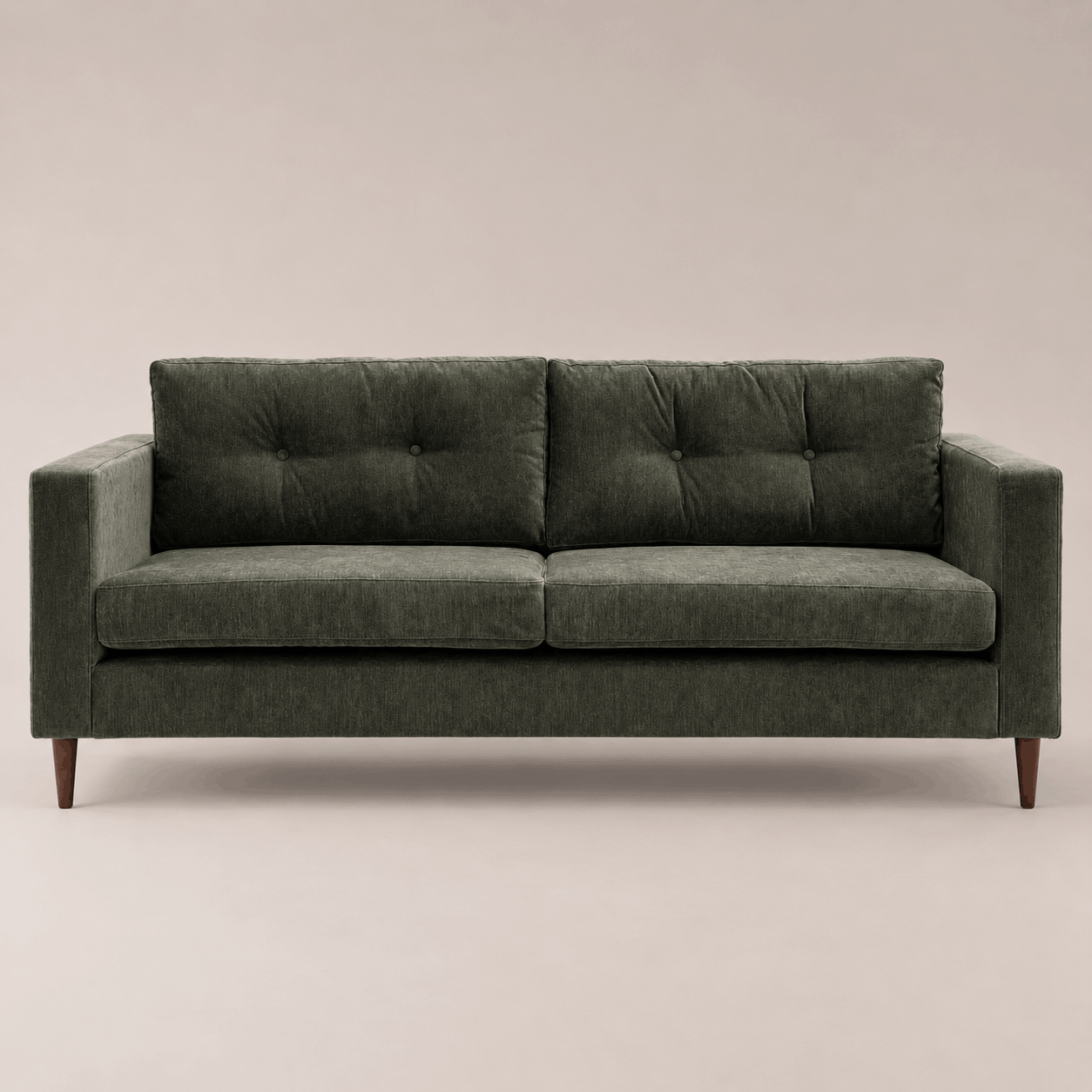 rengard home indoor interior furniture 3 seater sofa green fabric stylish affordable premium