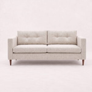rengard indoor home furniture interior cream boucle 3 seater sofa