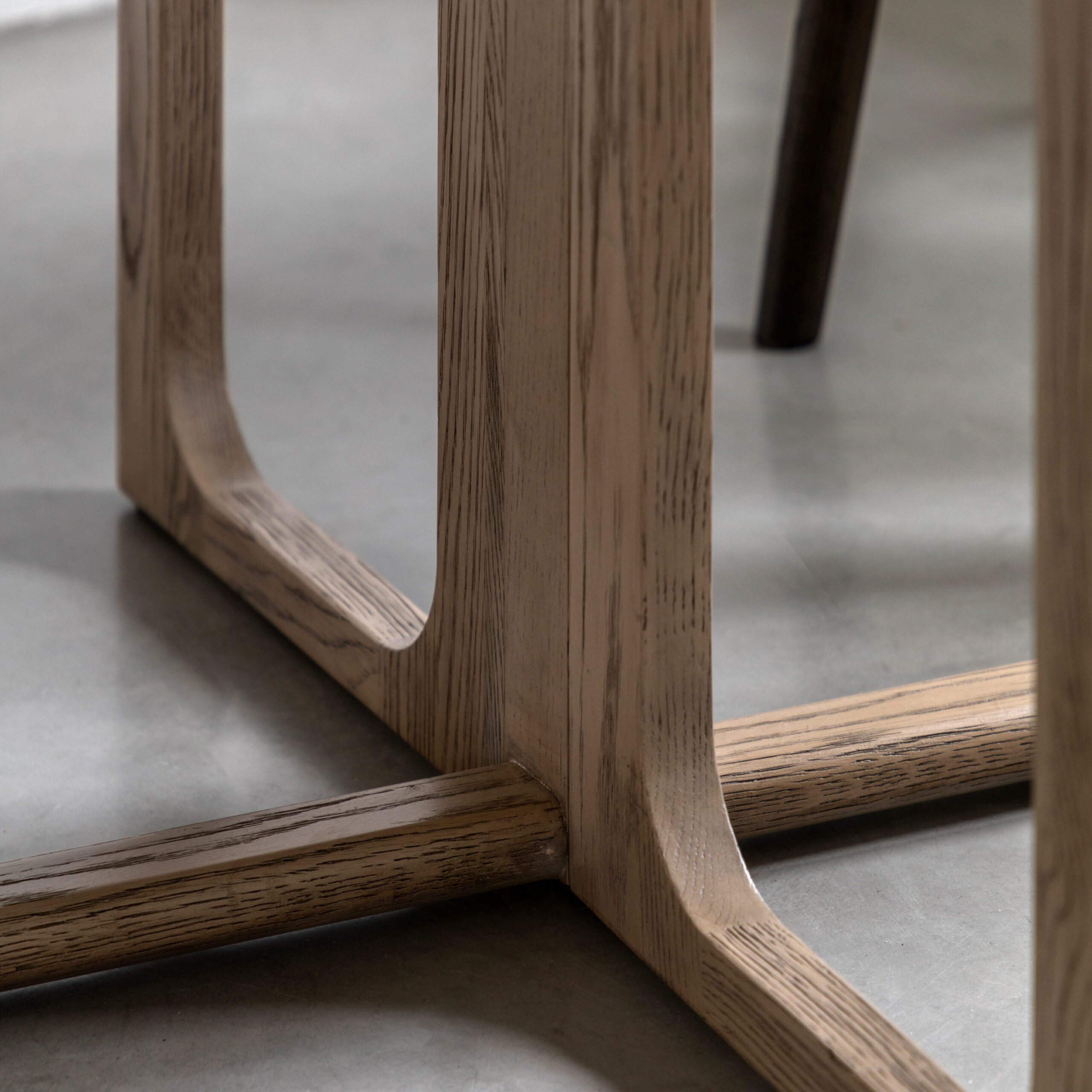 Calder Folding Dining Table Smoked - Image 4