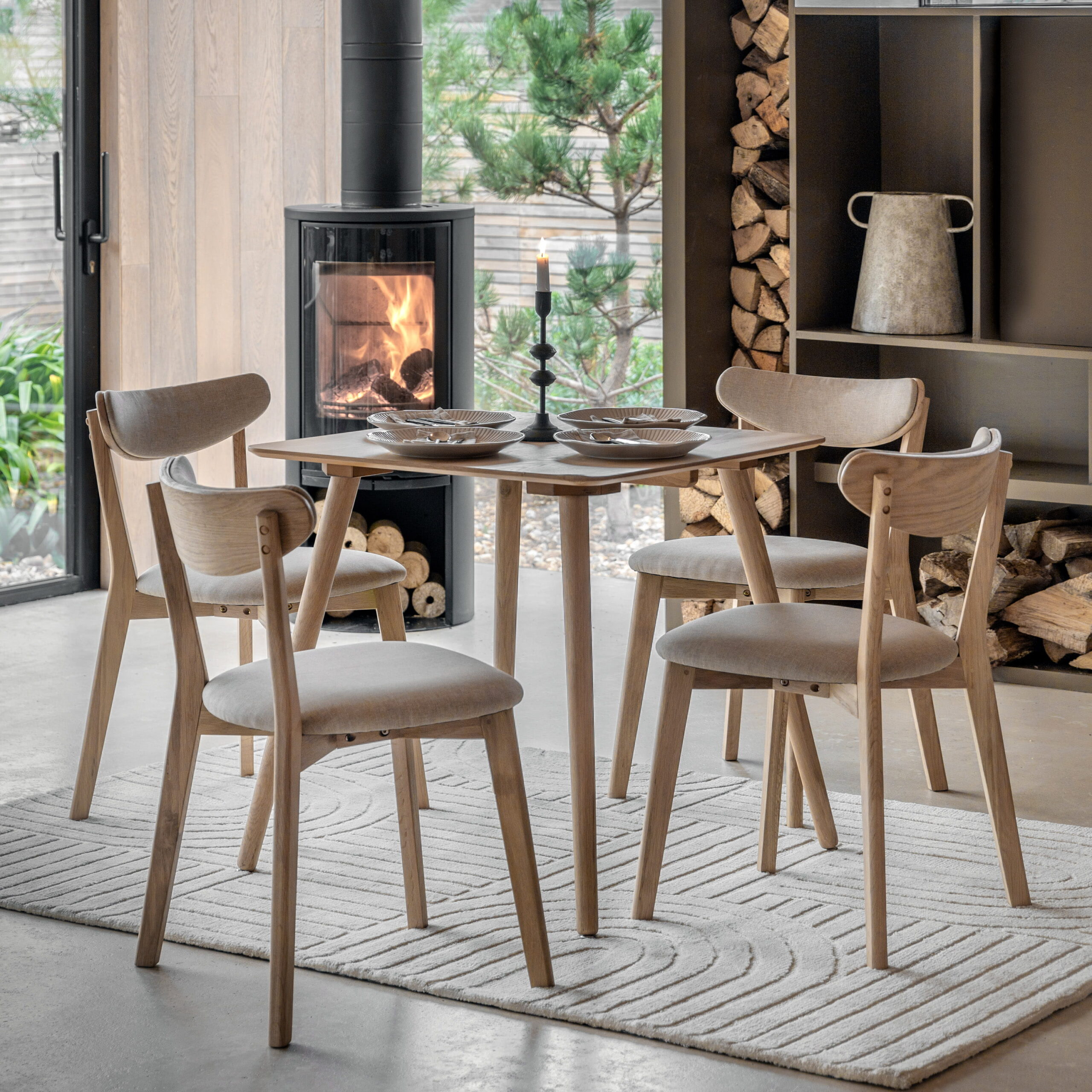 Wexford Square Dining Table Natural