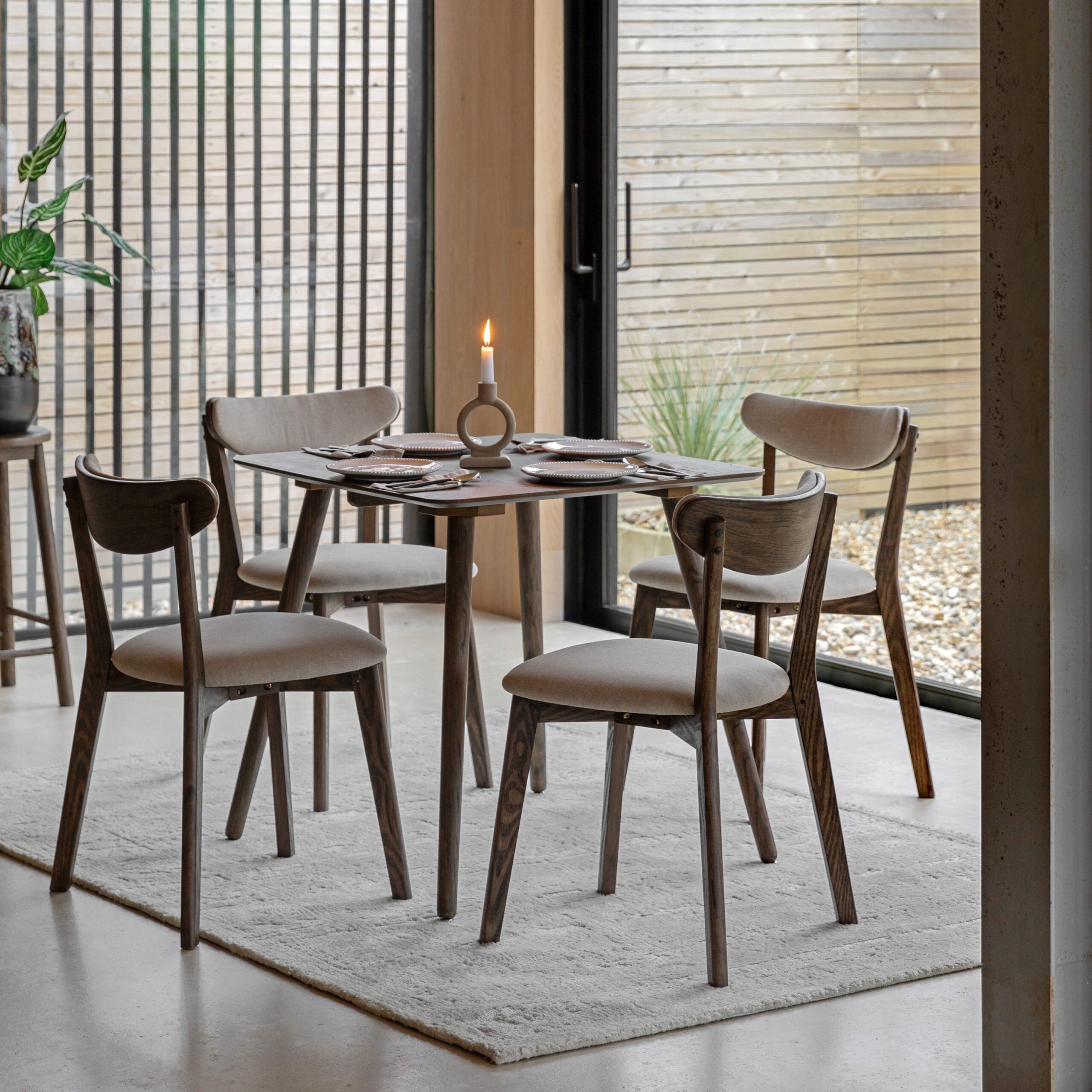 Wexford Square Dining Table Smoked