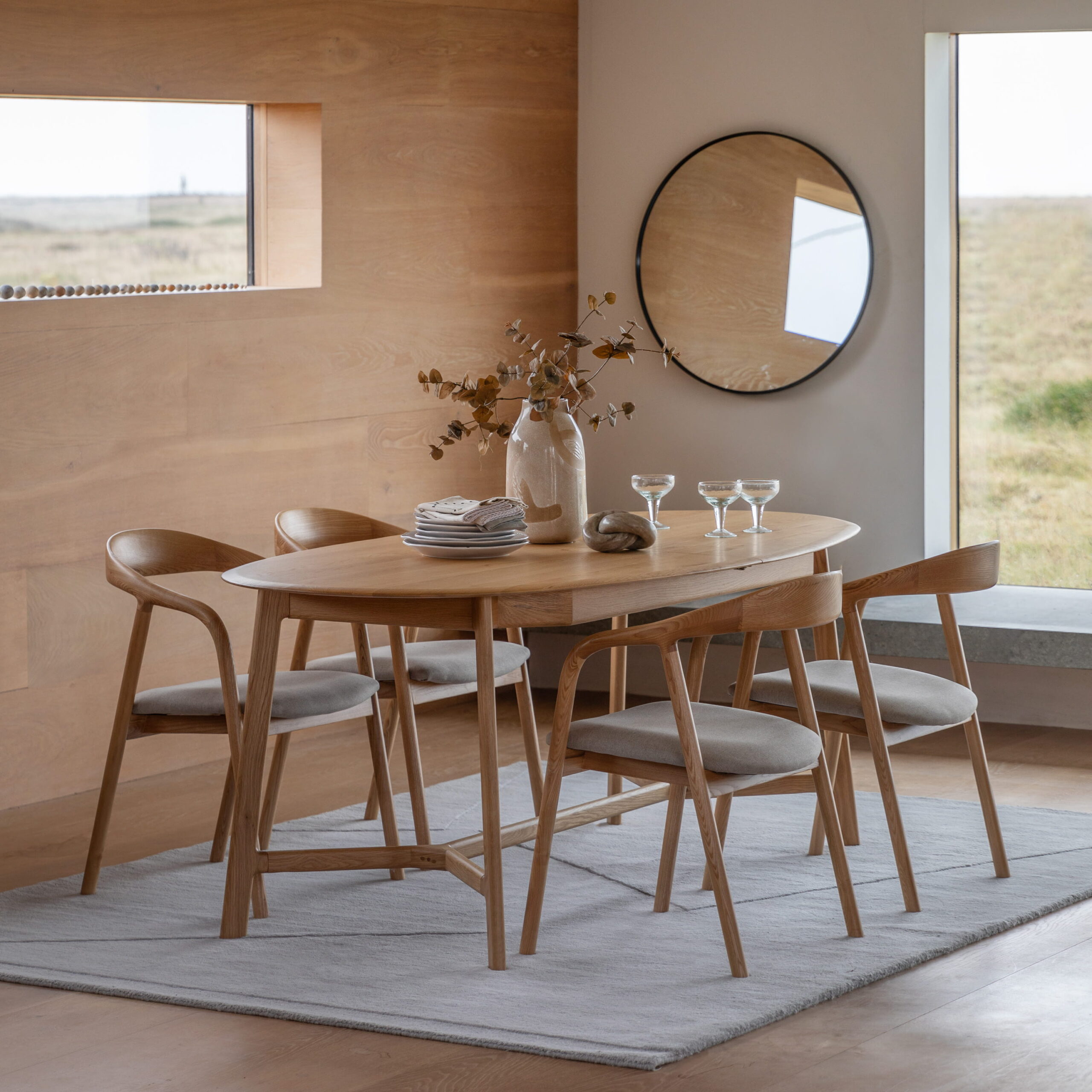 Toledo Extending Dining Table Oak