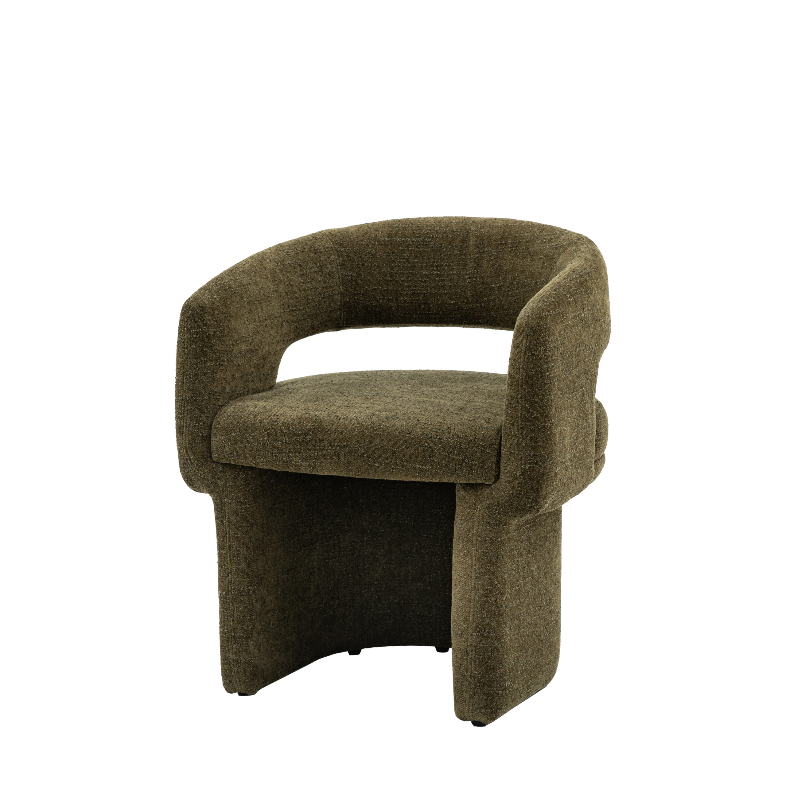 Chelsea Green Boucle Dining Chair - Image 6