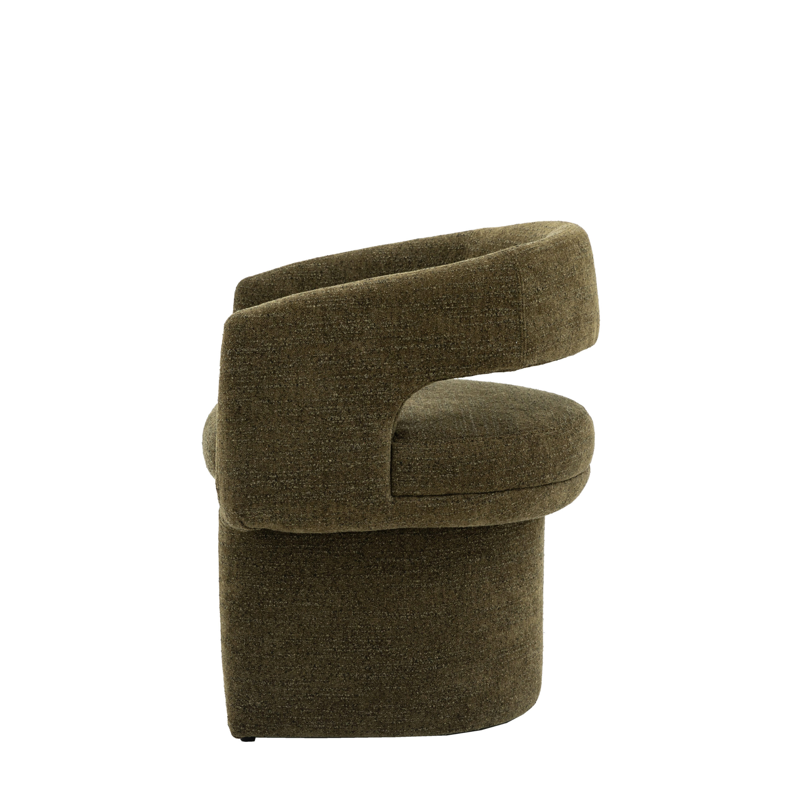 Chelsea Green Boucle Dining Chair - Image 7