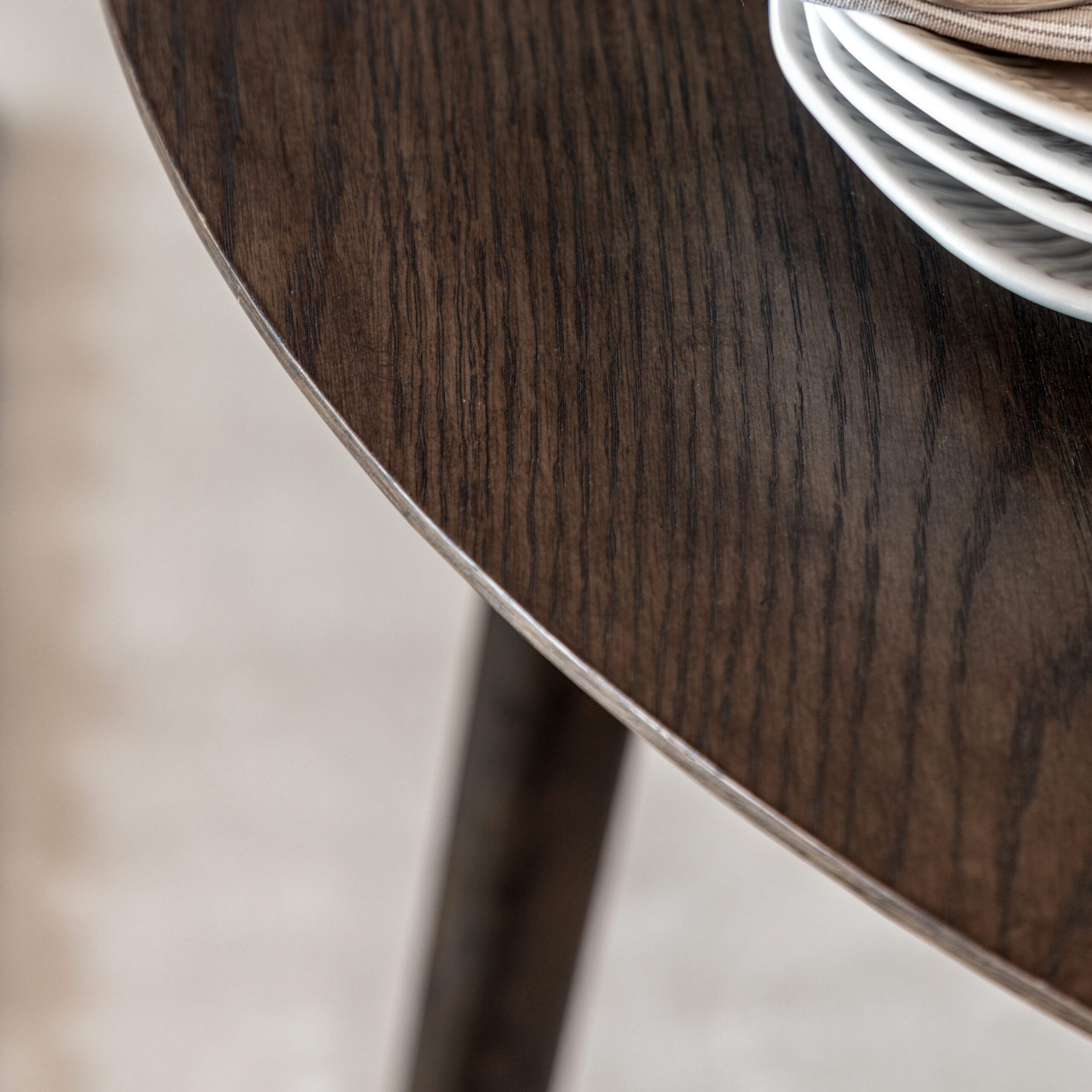 Wexford Folding Dining Table Smoked - Image 2
