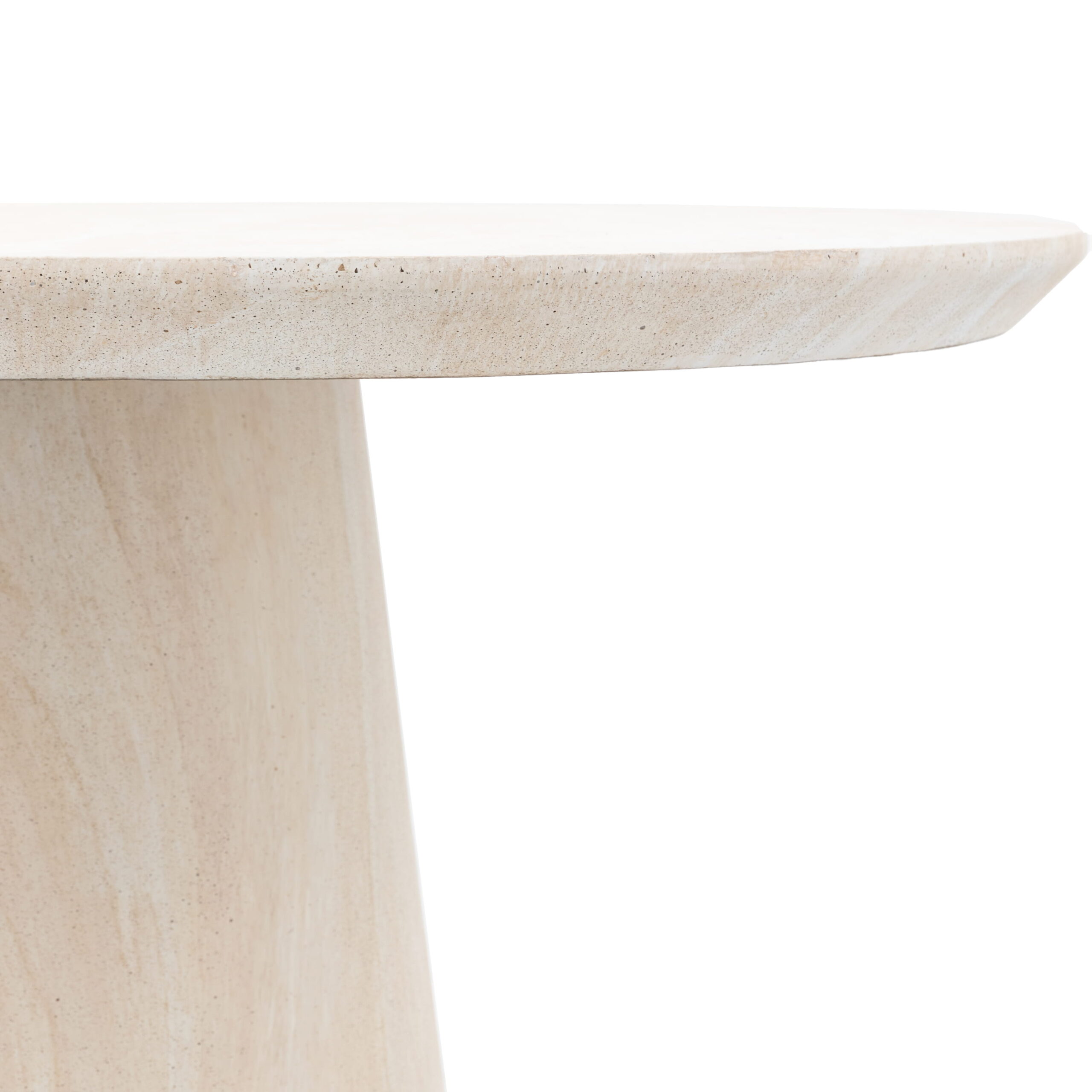 Avola Oval Dining Table Travertine - Image 6