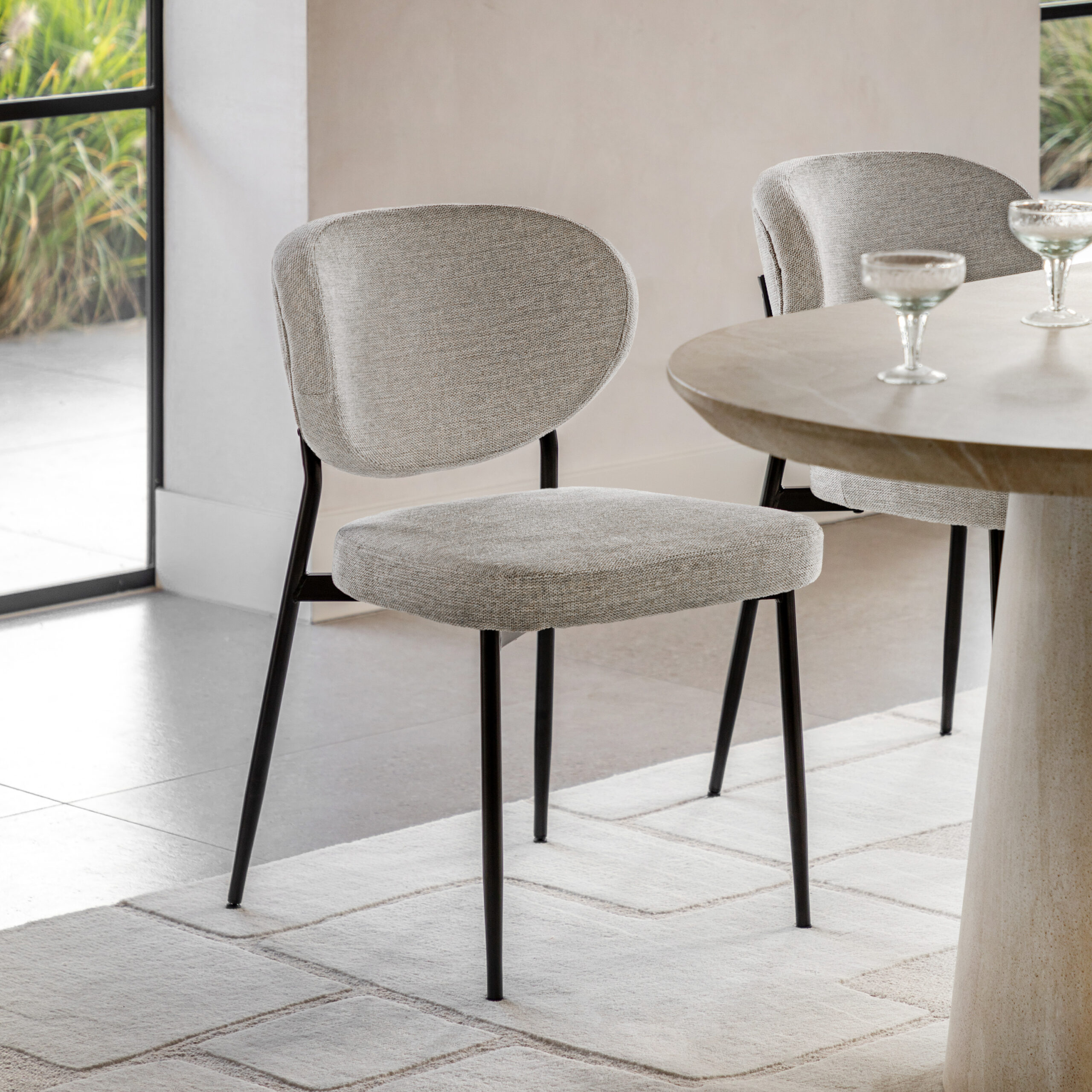 Orion Natural Dining Chairs - Set of 2 Chairs