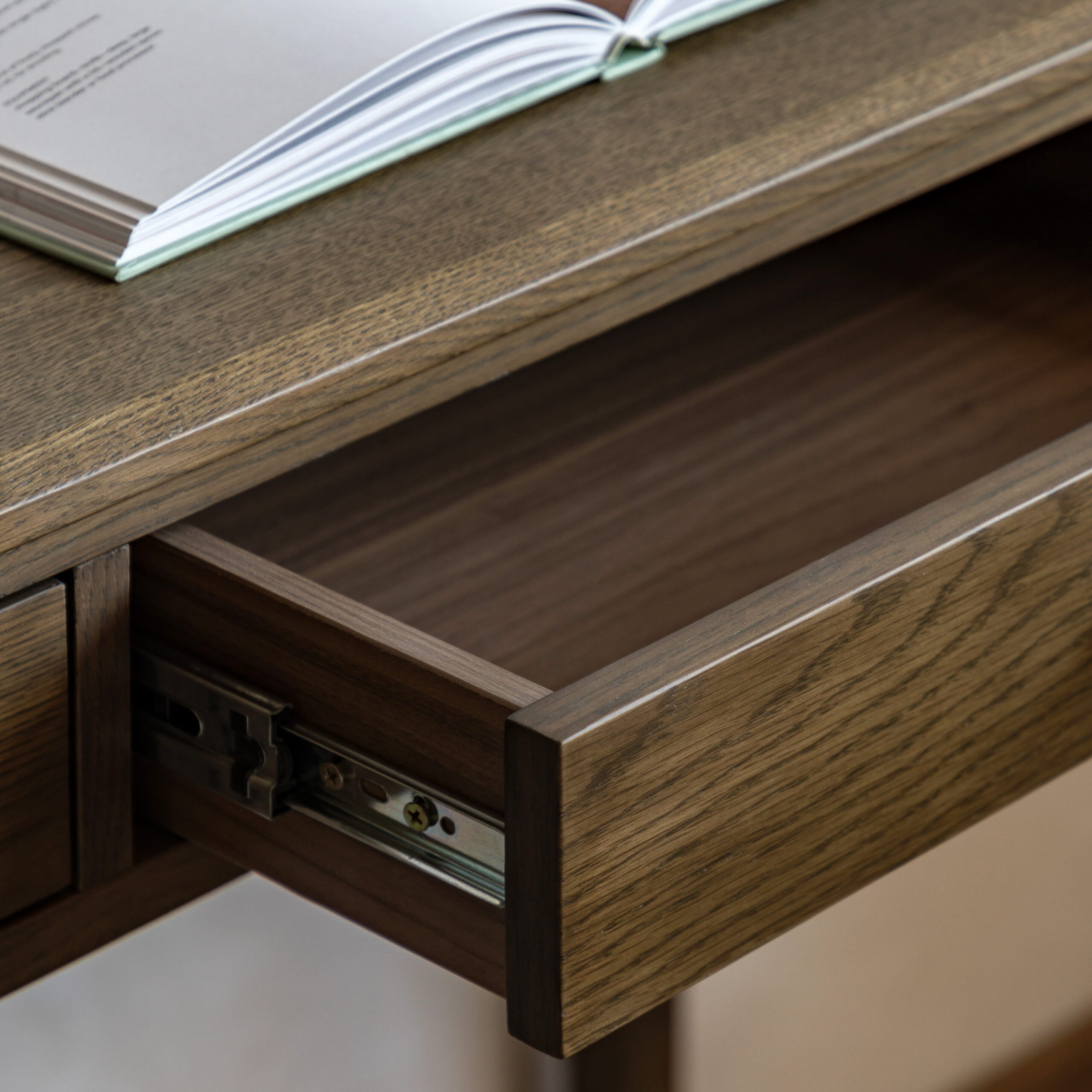 Radley 2 Drawer Console in Walnut - Image 3