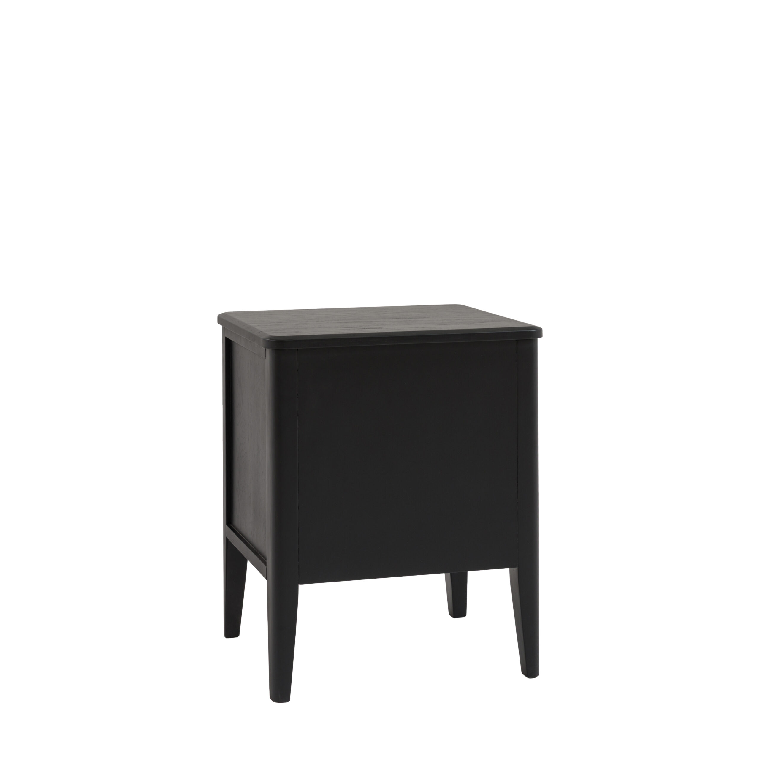 Marlow 2 Drawer Bedside Table Black - Image 7