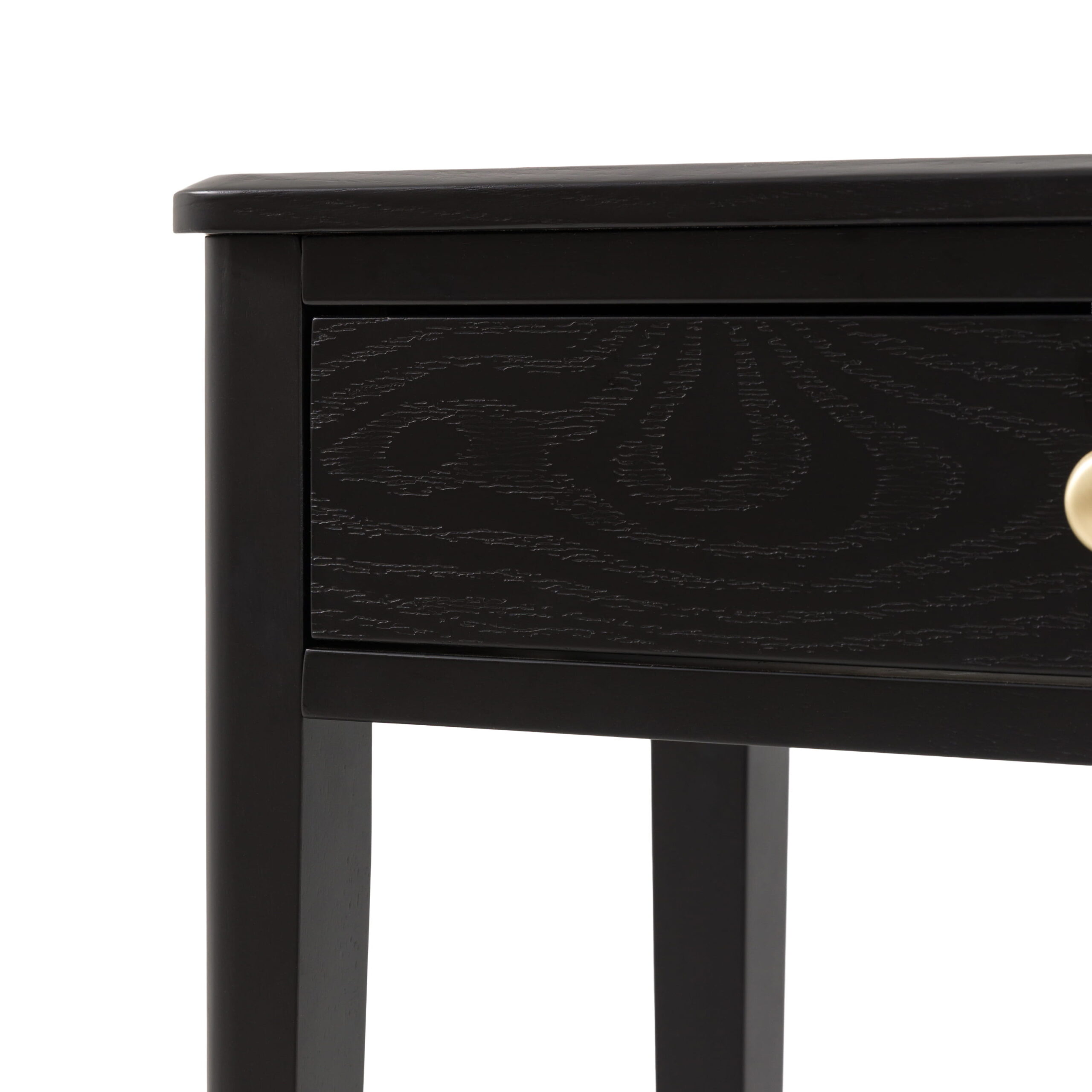Marlow 2 Drawer Console in Black - Image 4