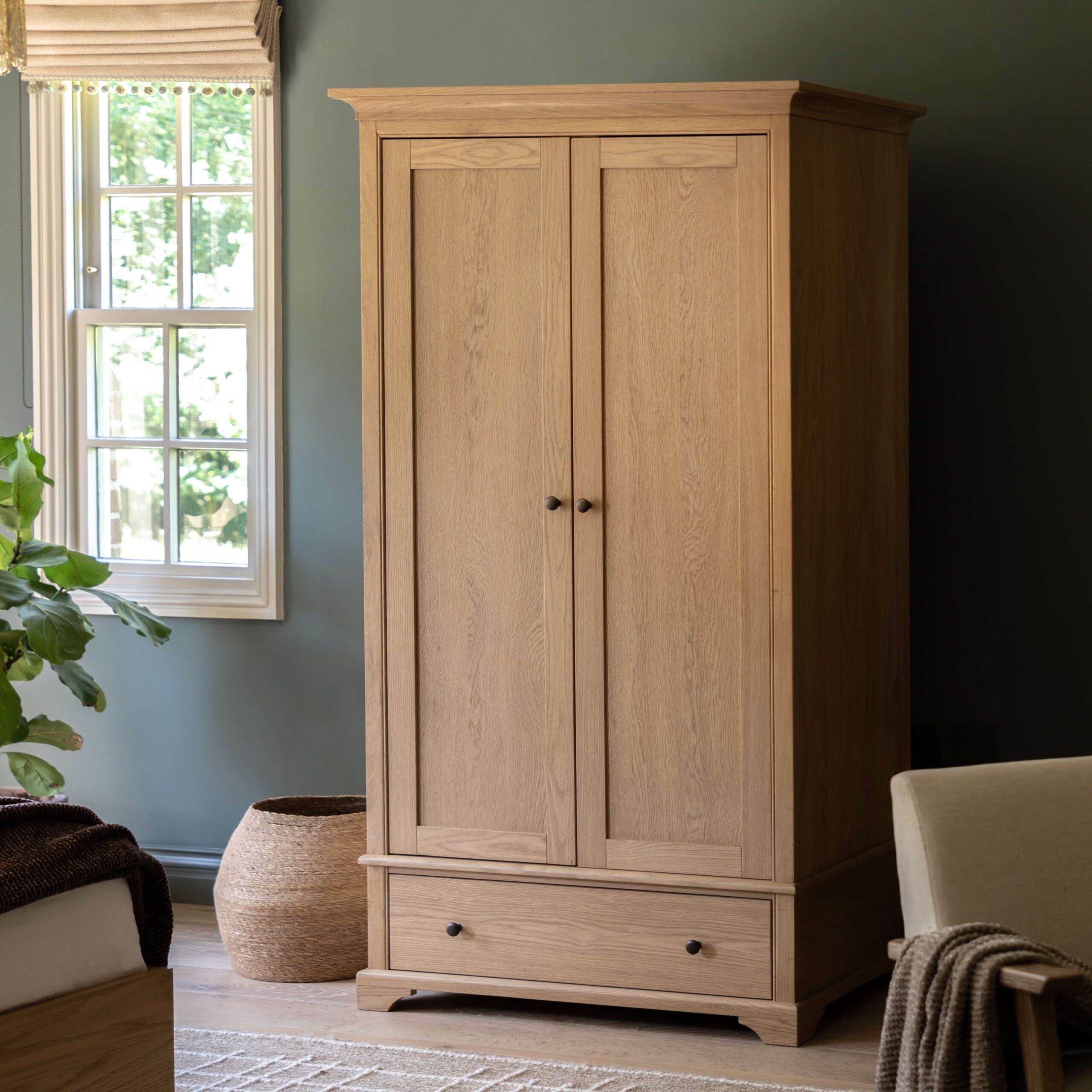 Harbury 2 Door 1 Drawer Wardrobe