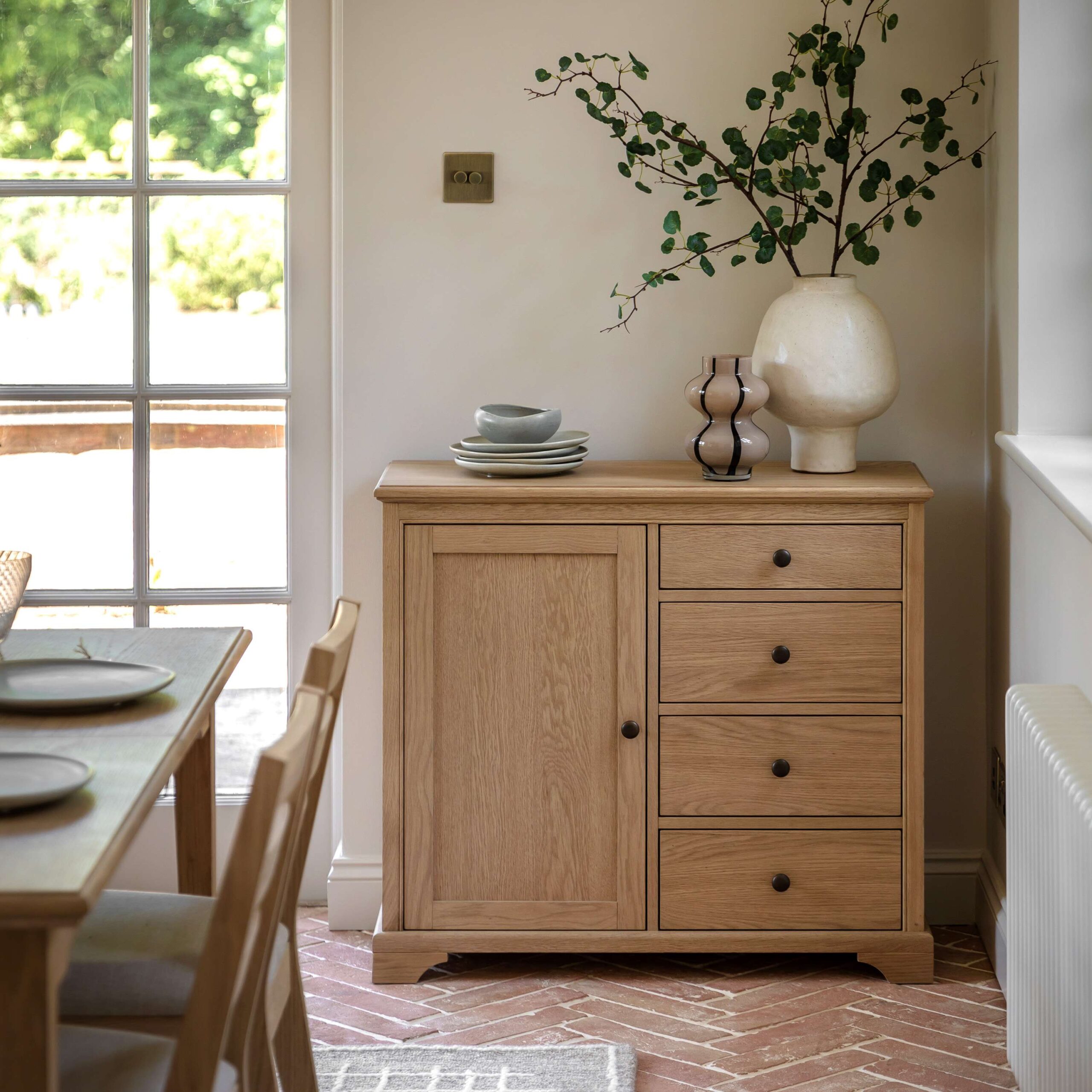 Harbury 1 Door 4 Drawer Sideboard