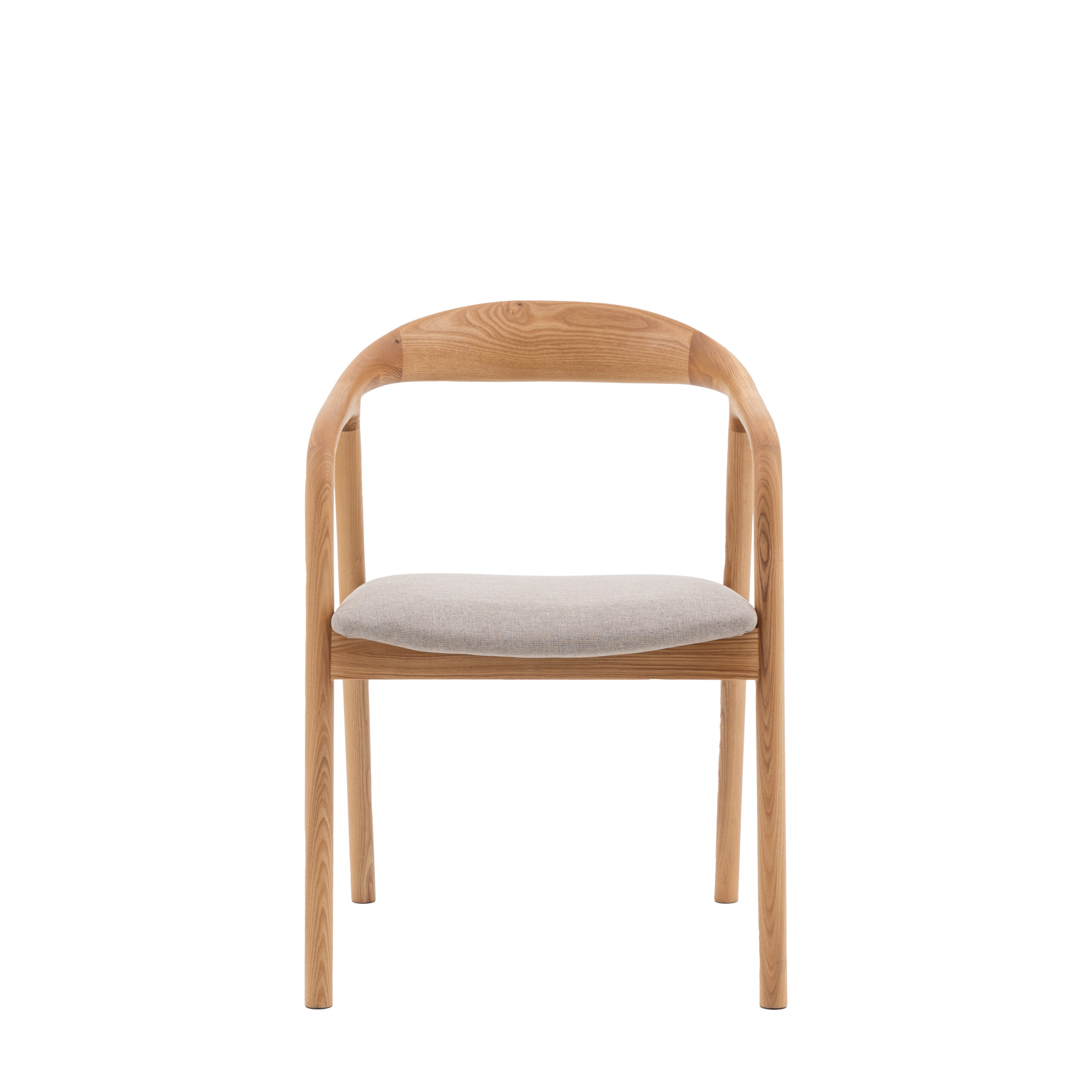 Toledo Oak Upholstered Dining Chairs - Set of 2 Chairs - Image 4
