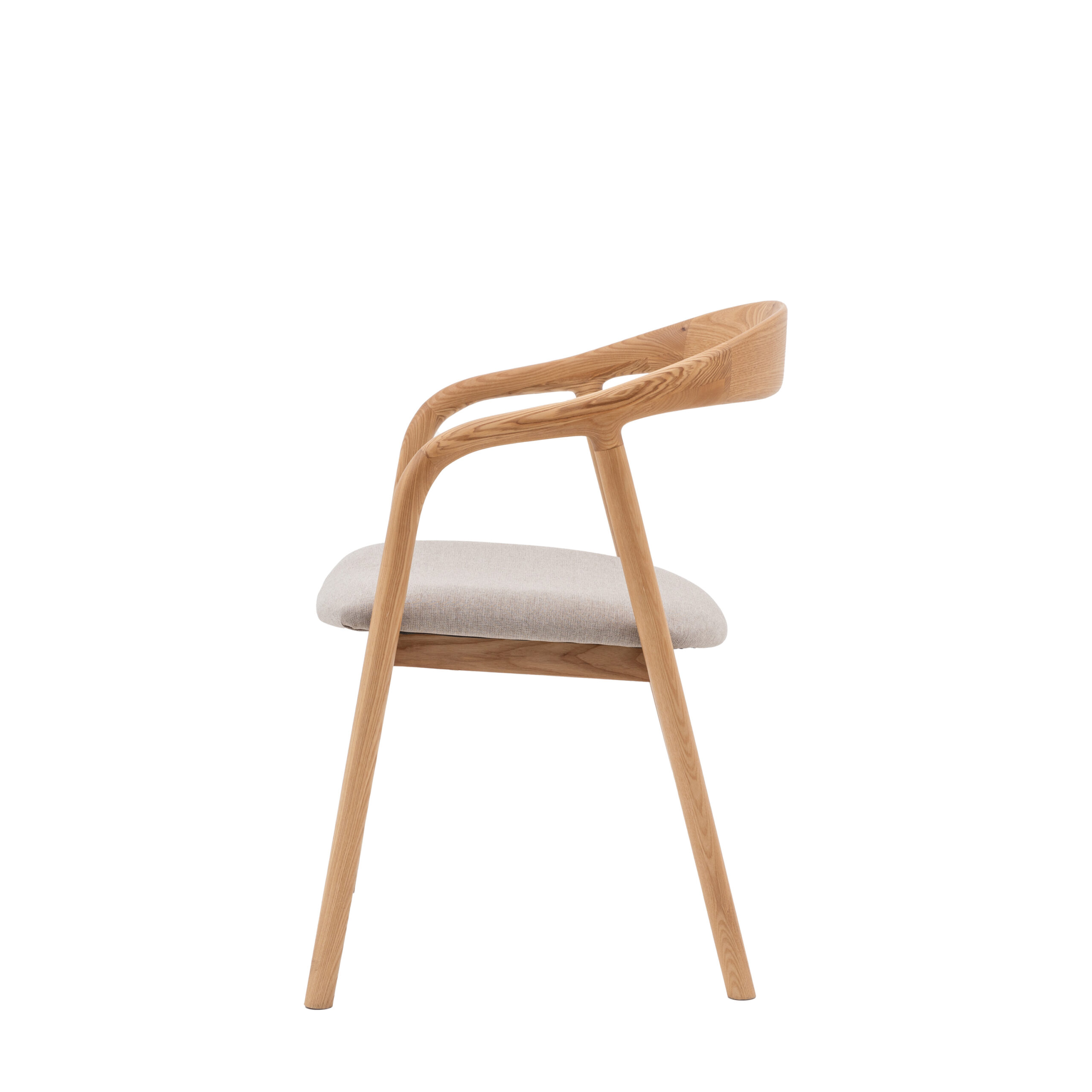 Toledo Oak Upholstered Dining Chairs - Set of 2 Chairs - Image 6