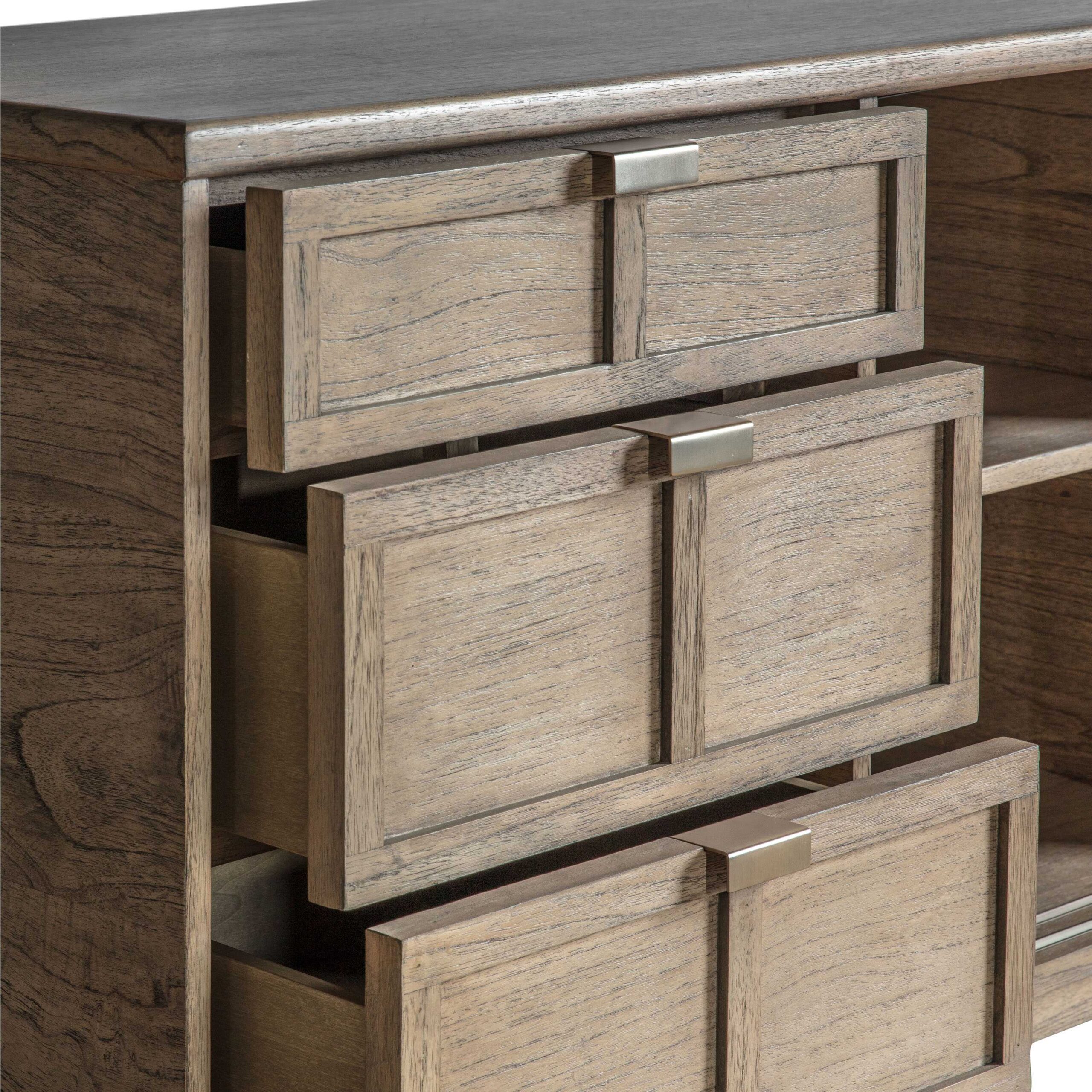 Nara 3 Drawer 2 Door Sideboard - Image 4