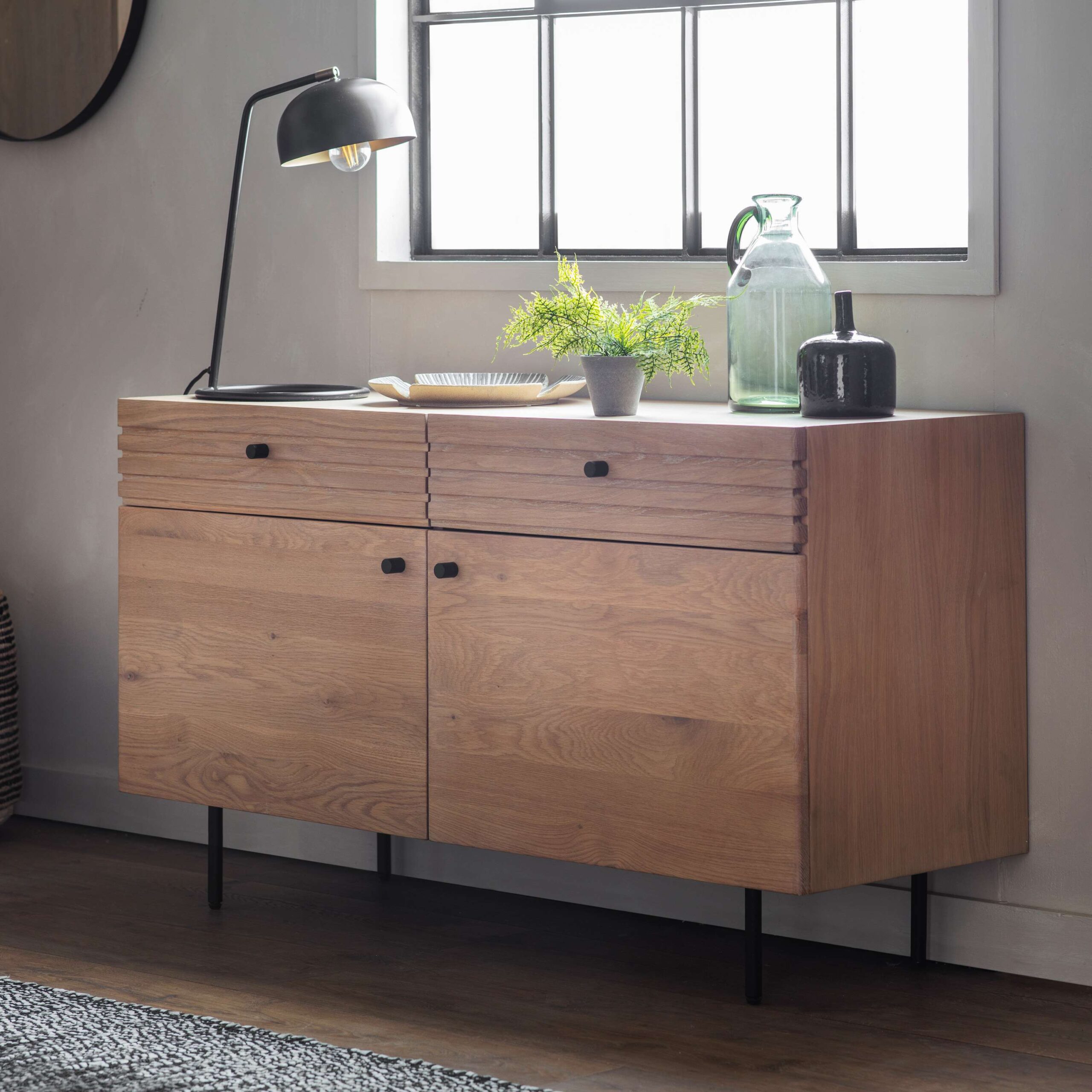 Kyoto 2 Drawer 2 Door Sideboard