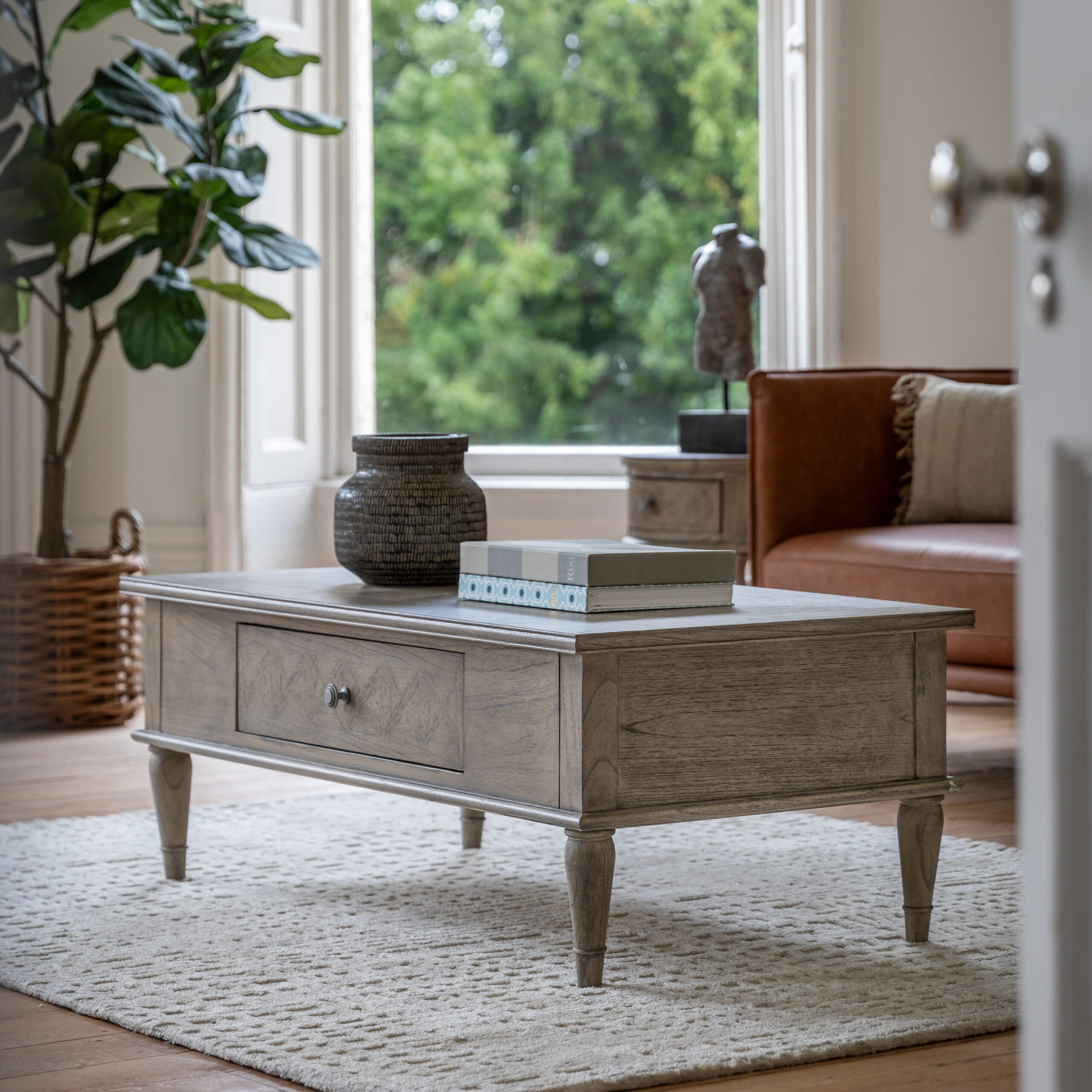 Provence Push Drawer Coffee Table