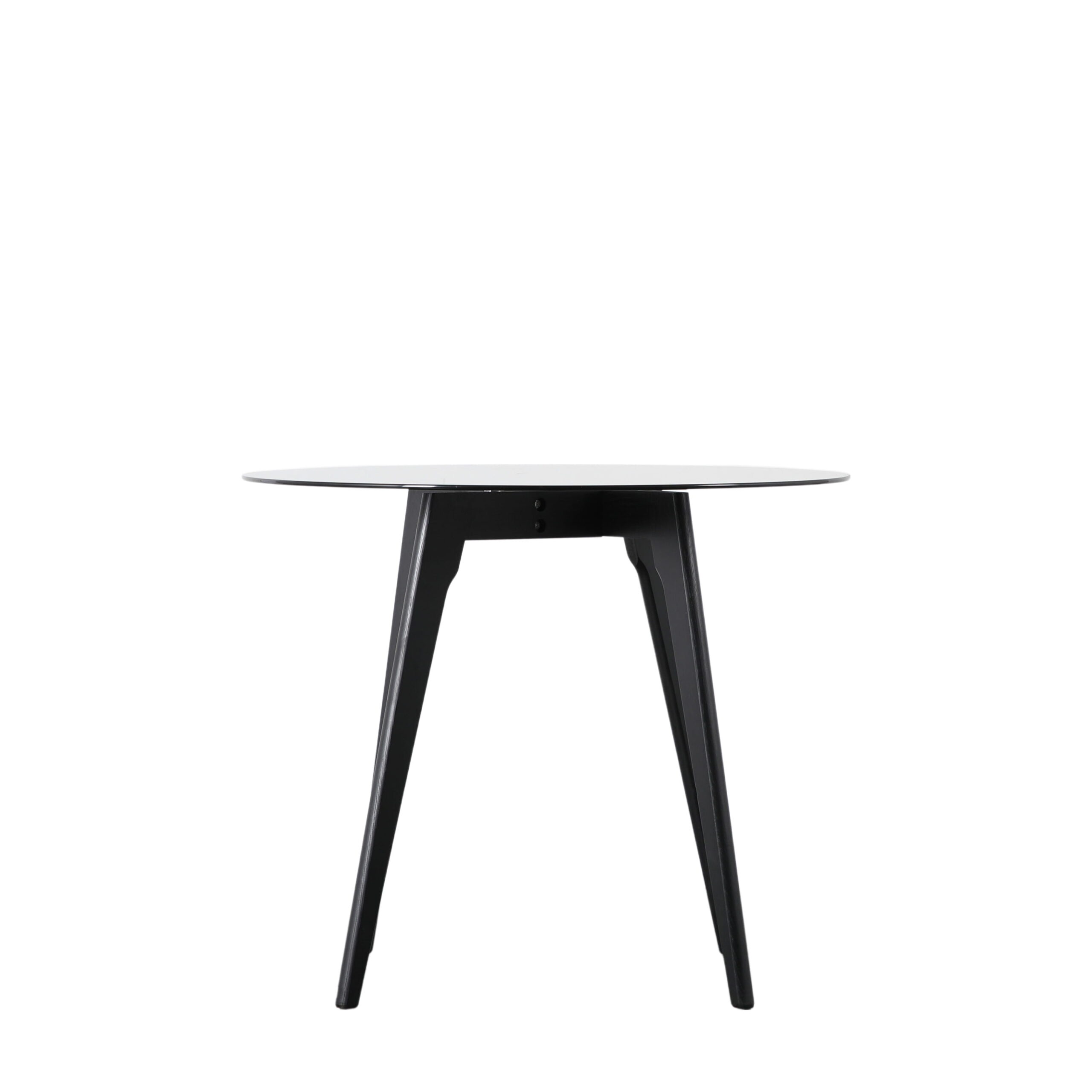 Hadley Round Dining Table Black - Image 4