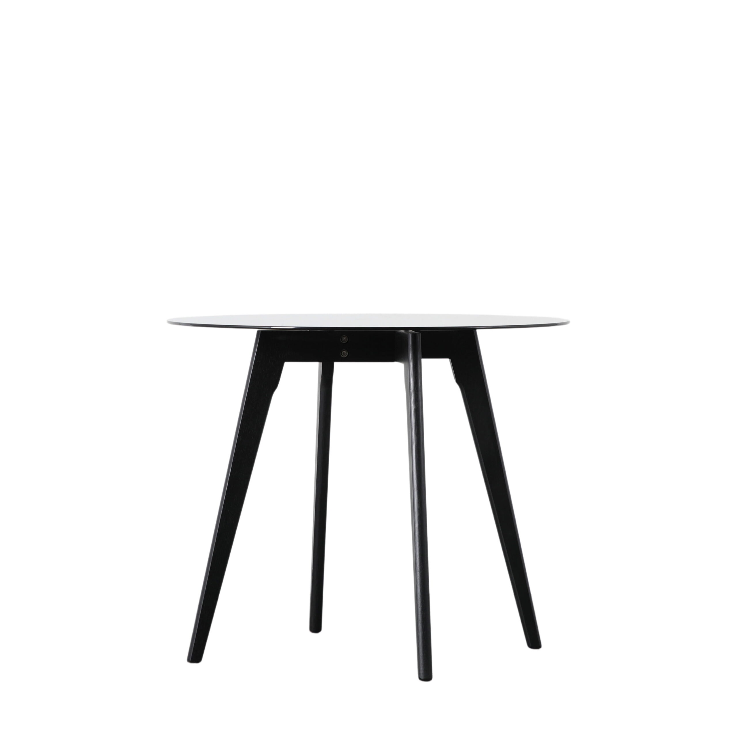 Hadley Round Dining Table Black - Image 3