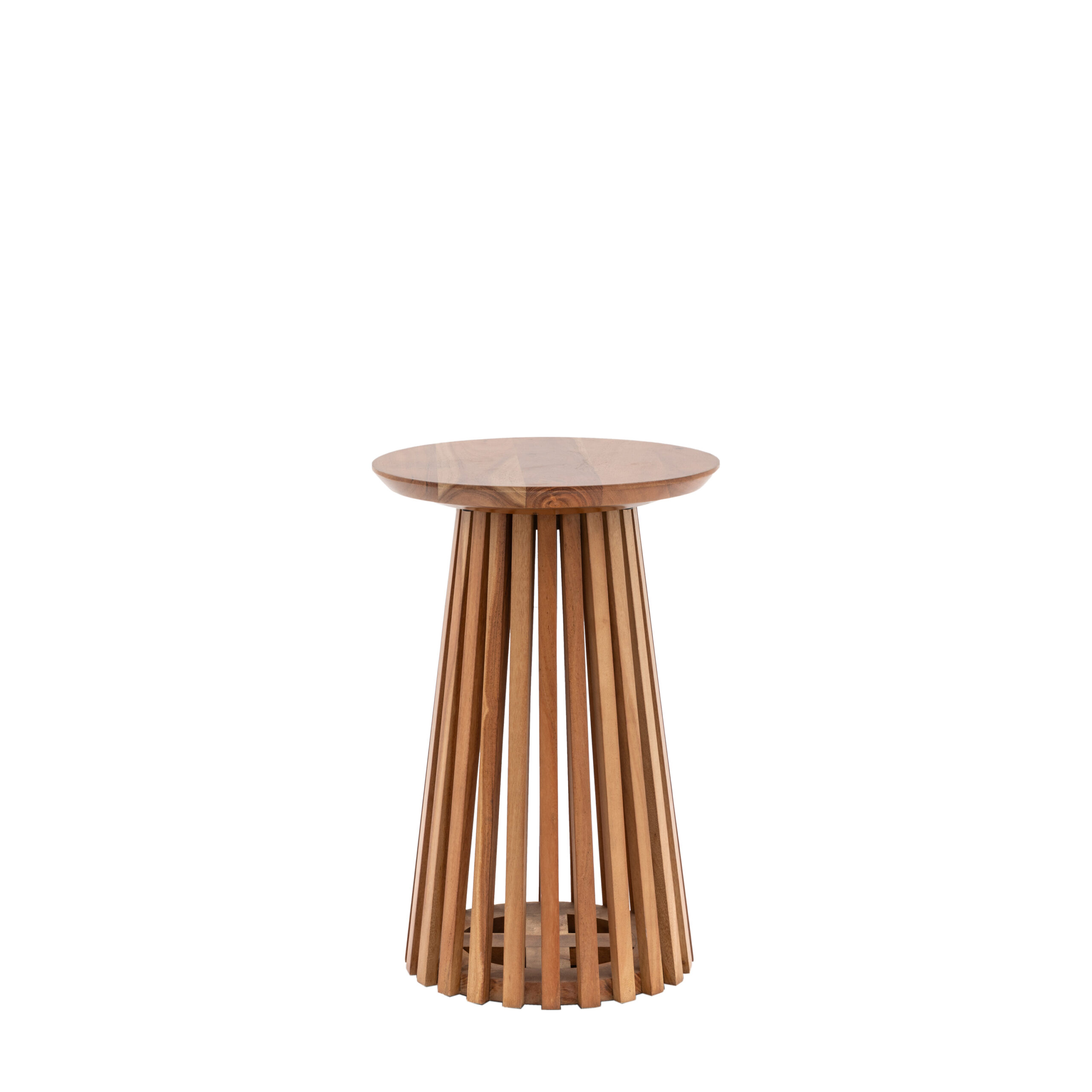 Fairmont Slatted Side Table - Image 3
