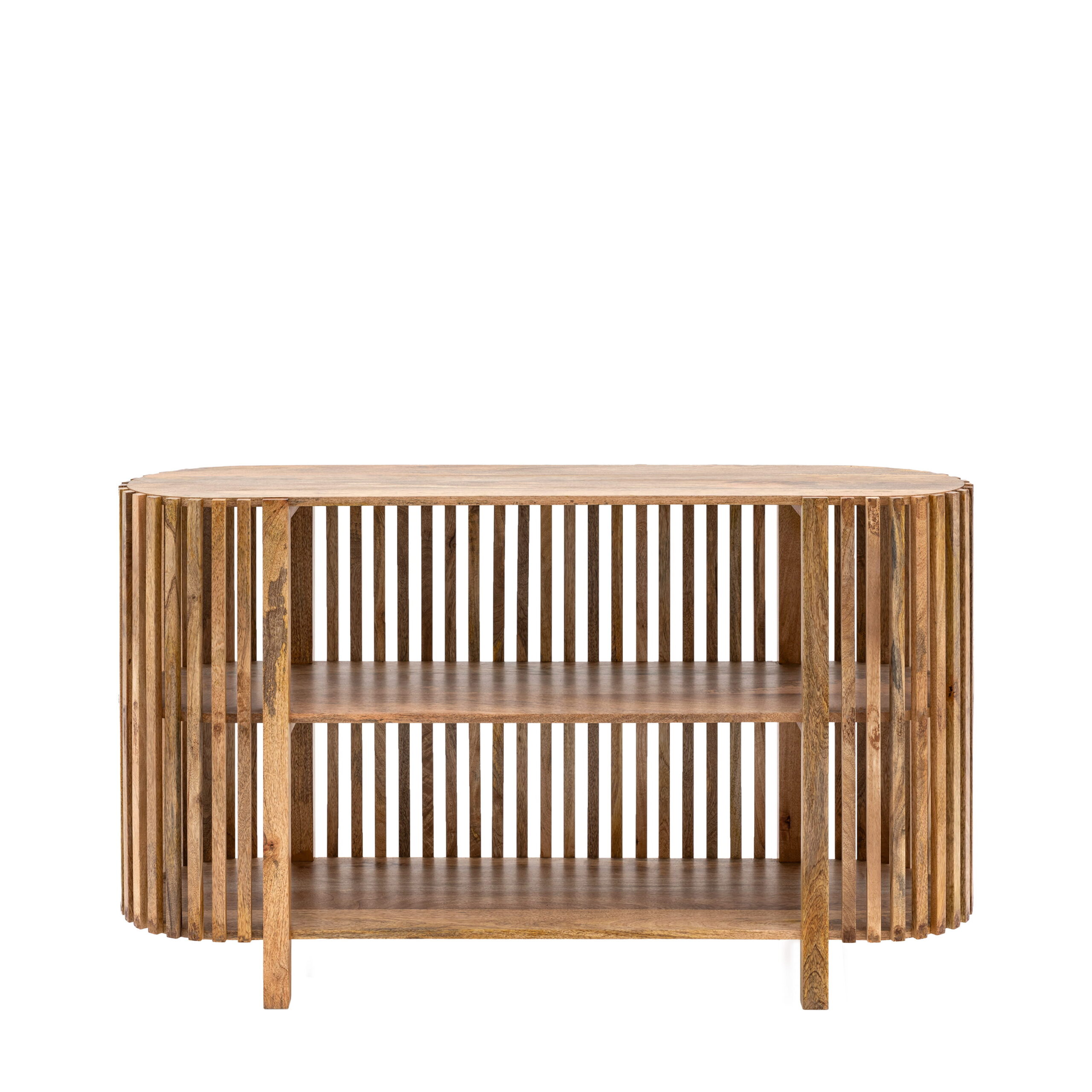 Bergen Slatted Console Table - Image 4