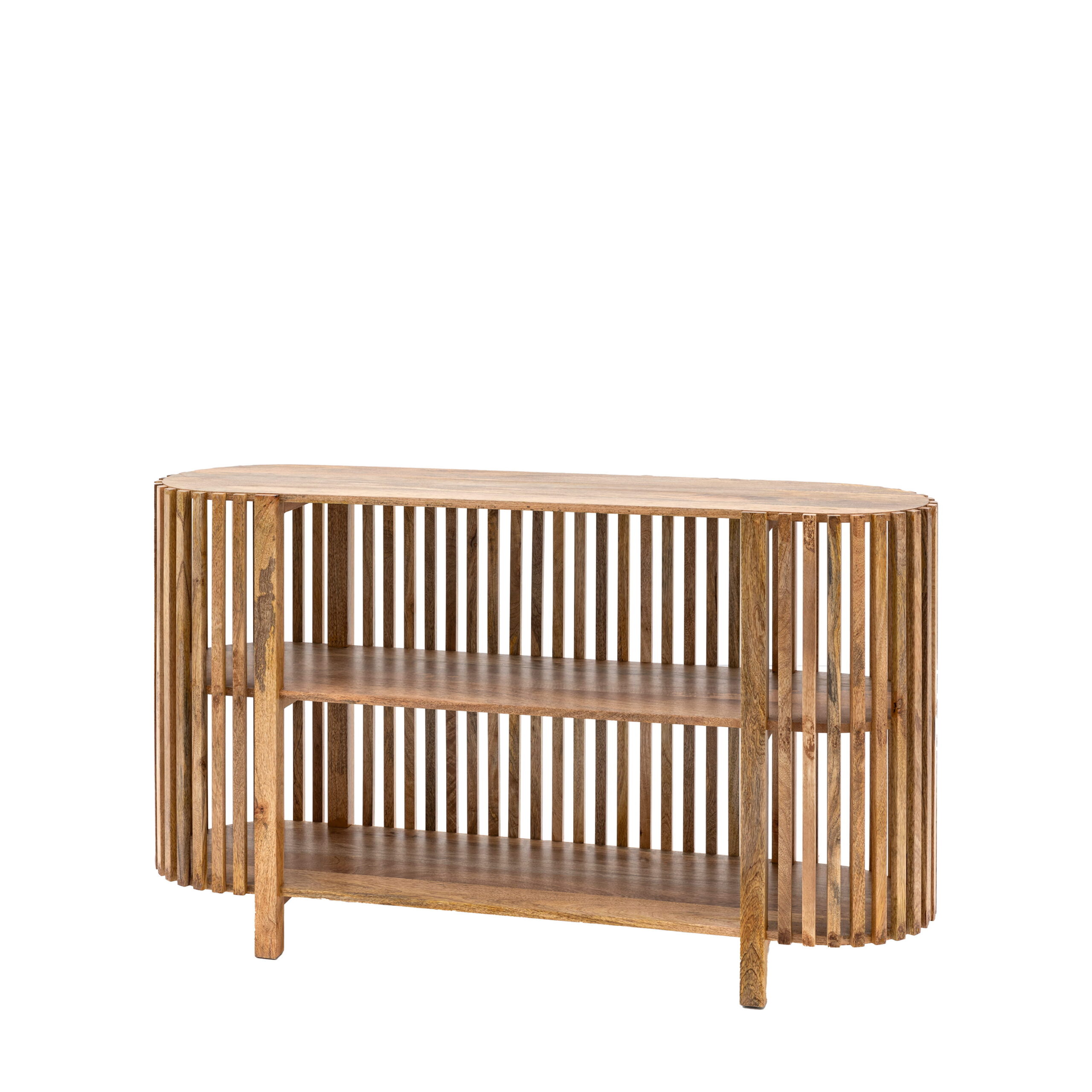 Bergen Slatted Console Table - Image 5