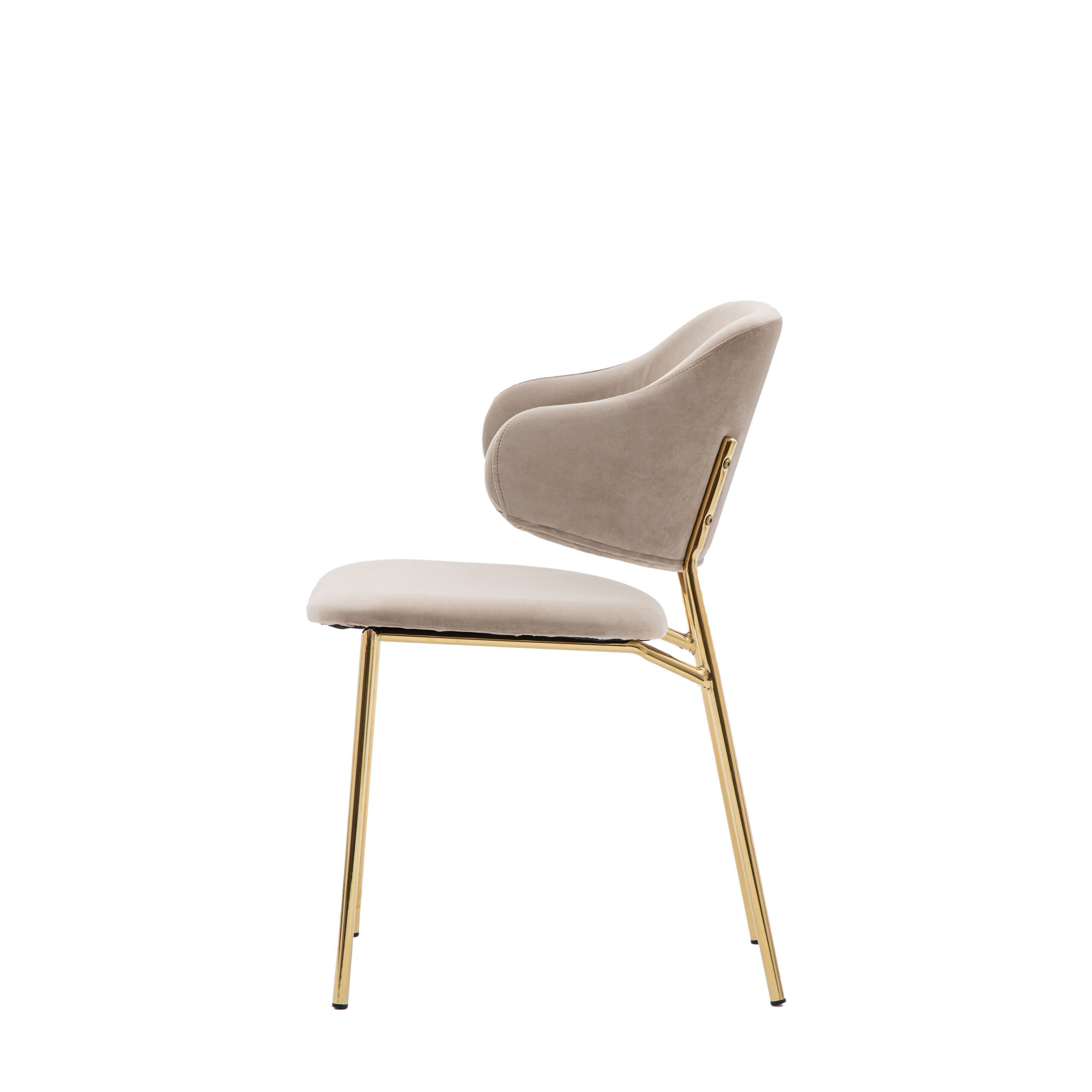 Belgravia Taupe Dining Chairs - Set of 2 Chairs - Image 7