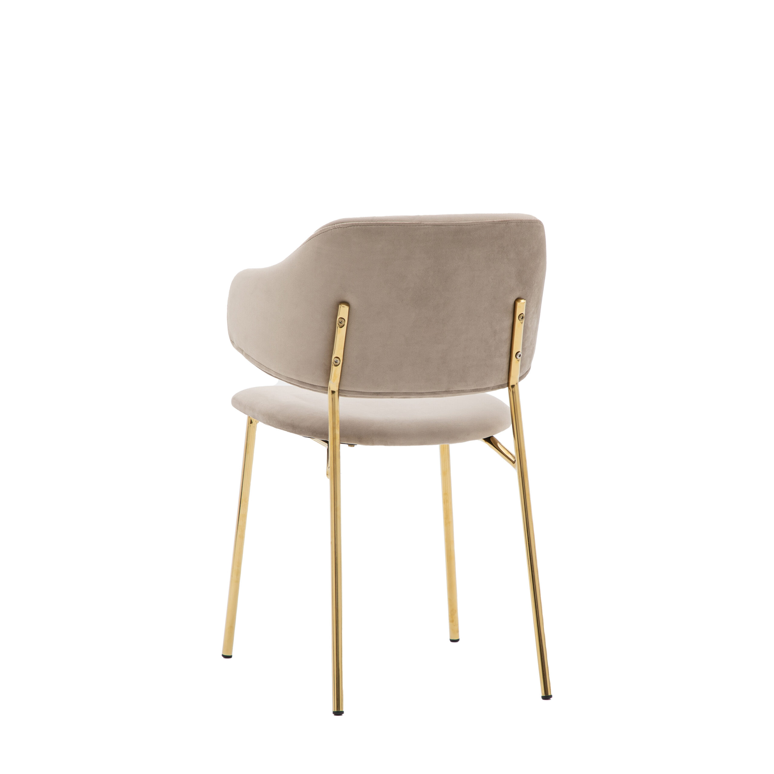 Belgravia Taupe Dining Chairs - Set of 2 Chairs - Image 8
