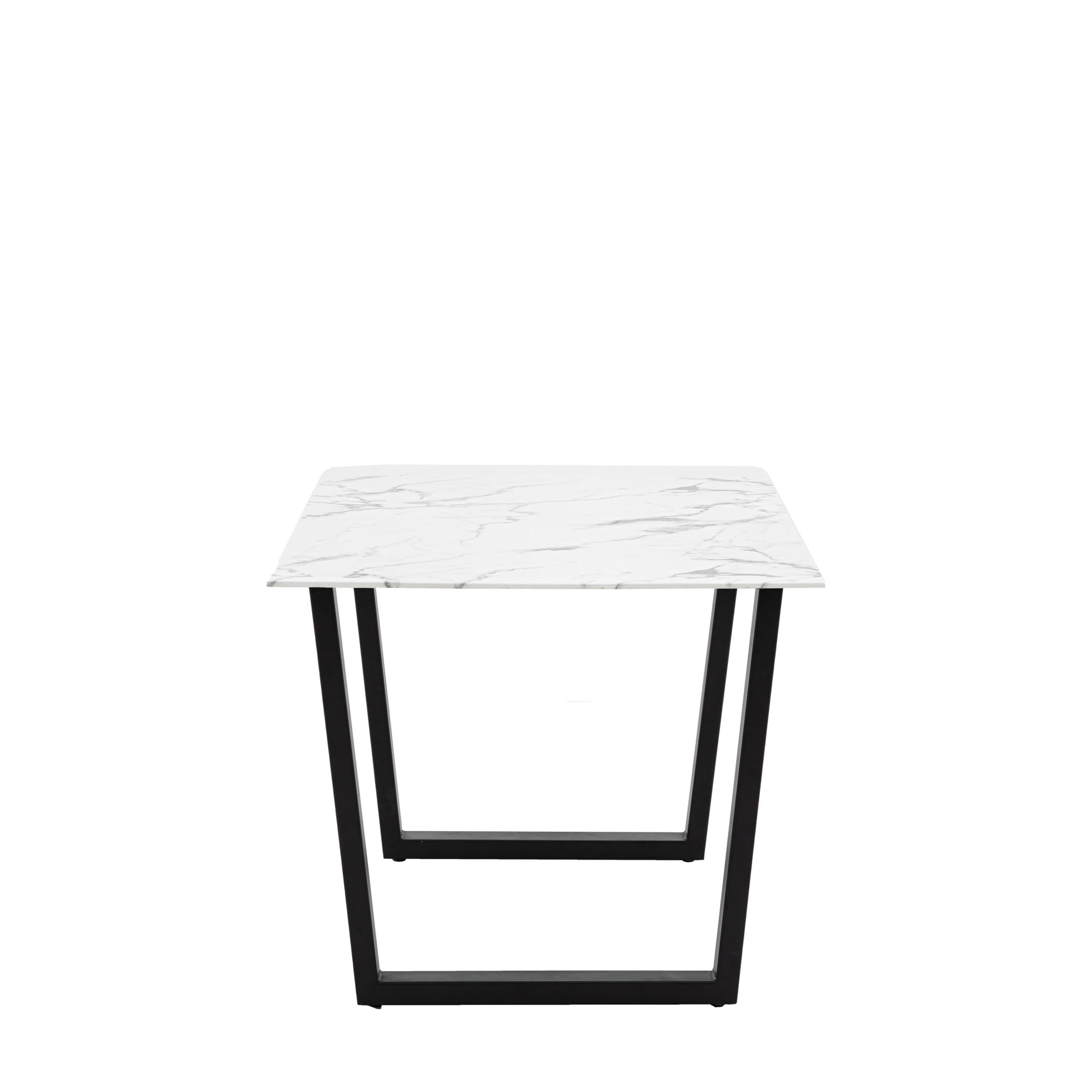 Harrison Dining Table White Marble Effect - Image 4
