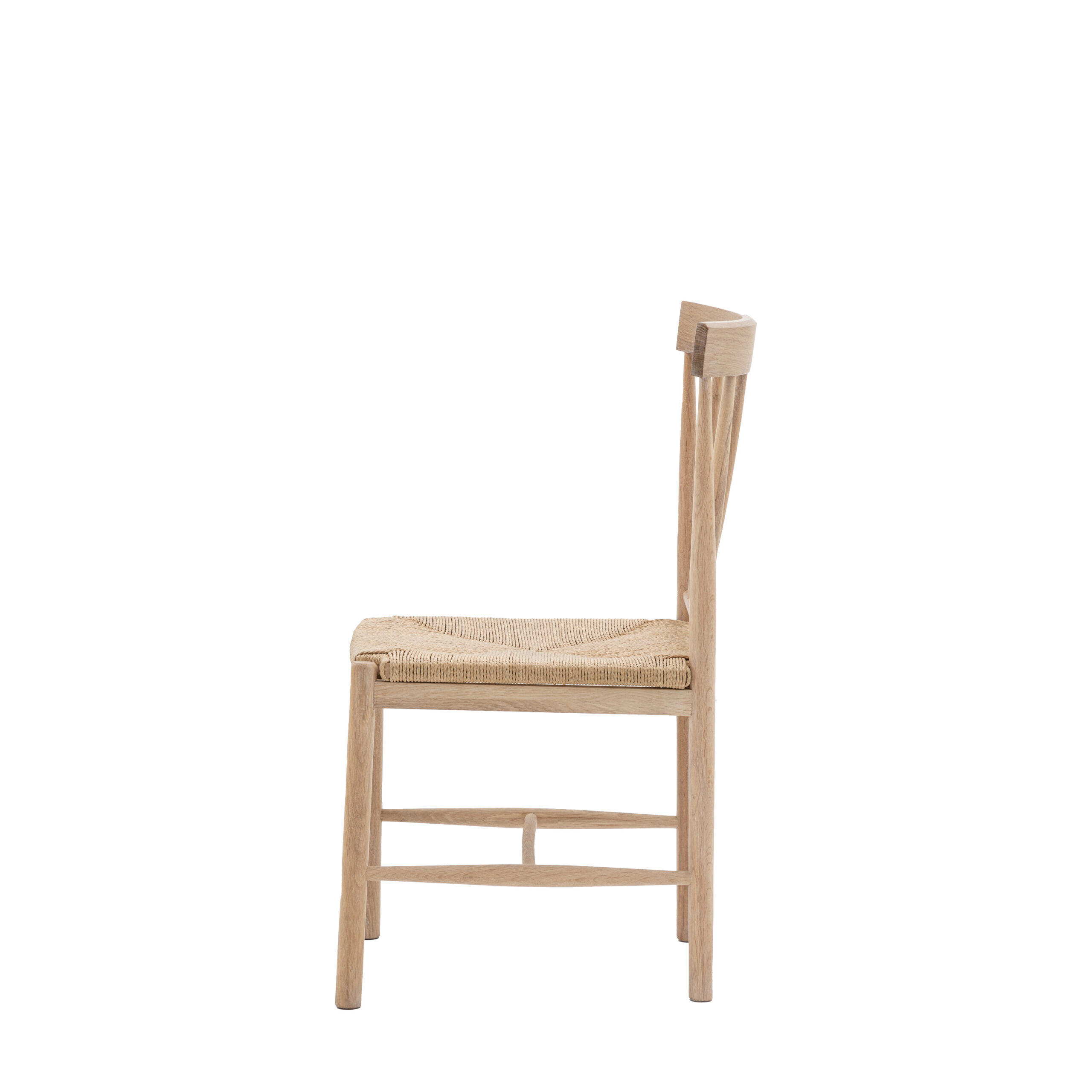 Harrow Natural Dining Chairs - Set of 2 Chairs - Image 5