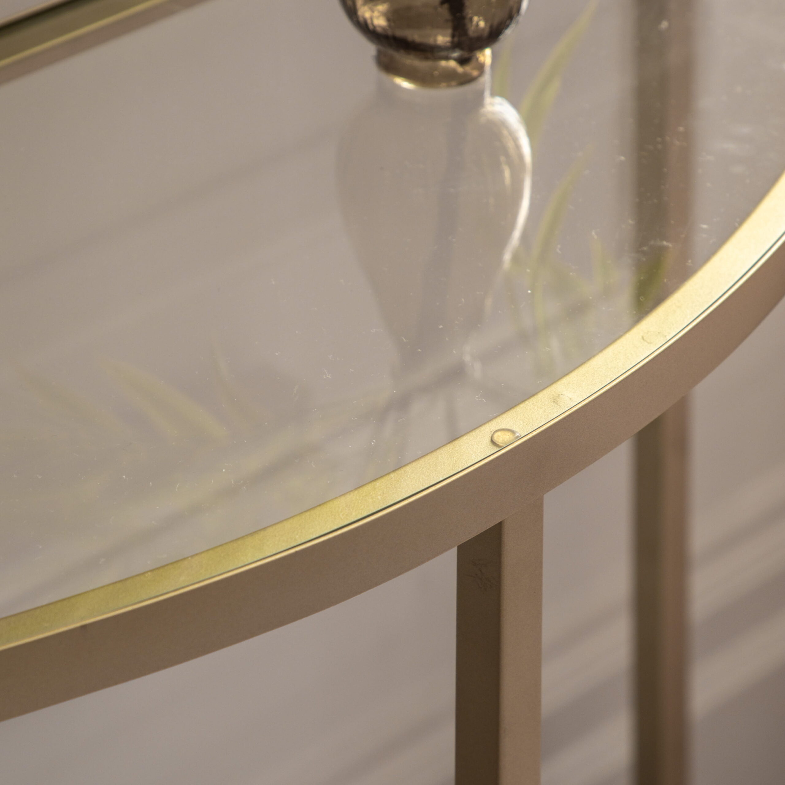 Savona Console Table Champagne - Image 2