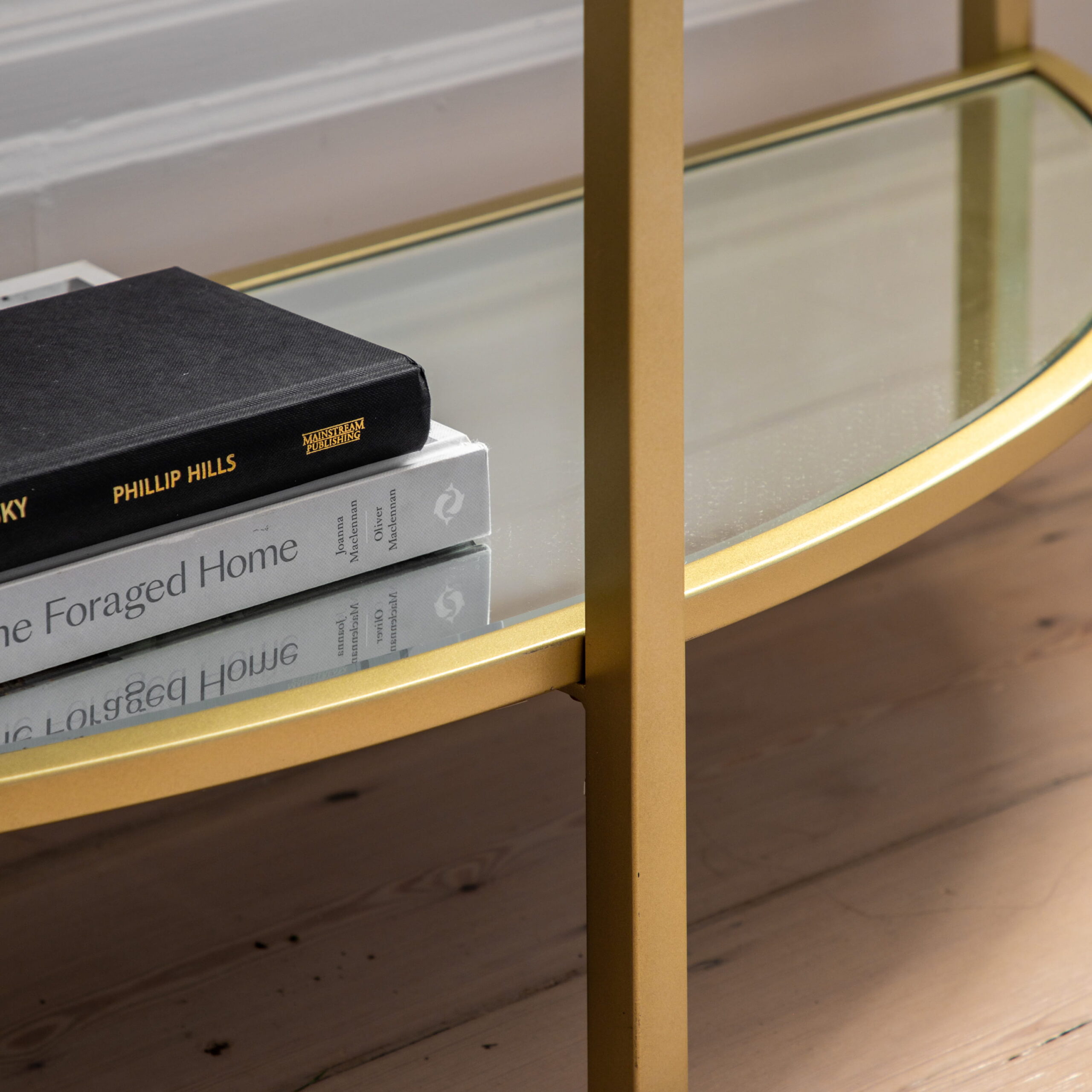 Savona Console Table Champagne - Image 3