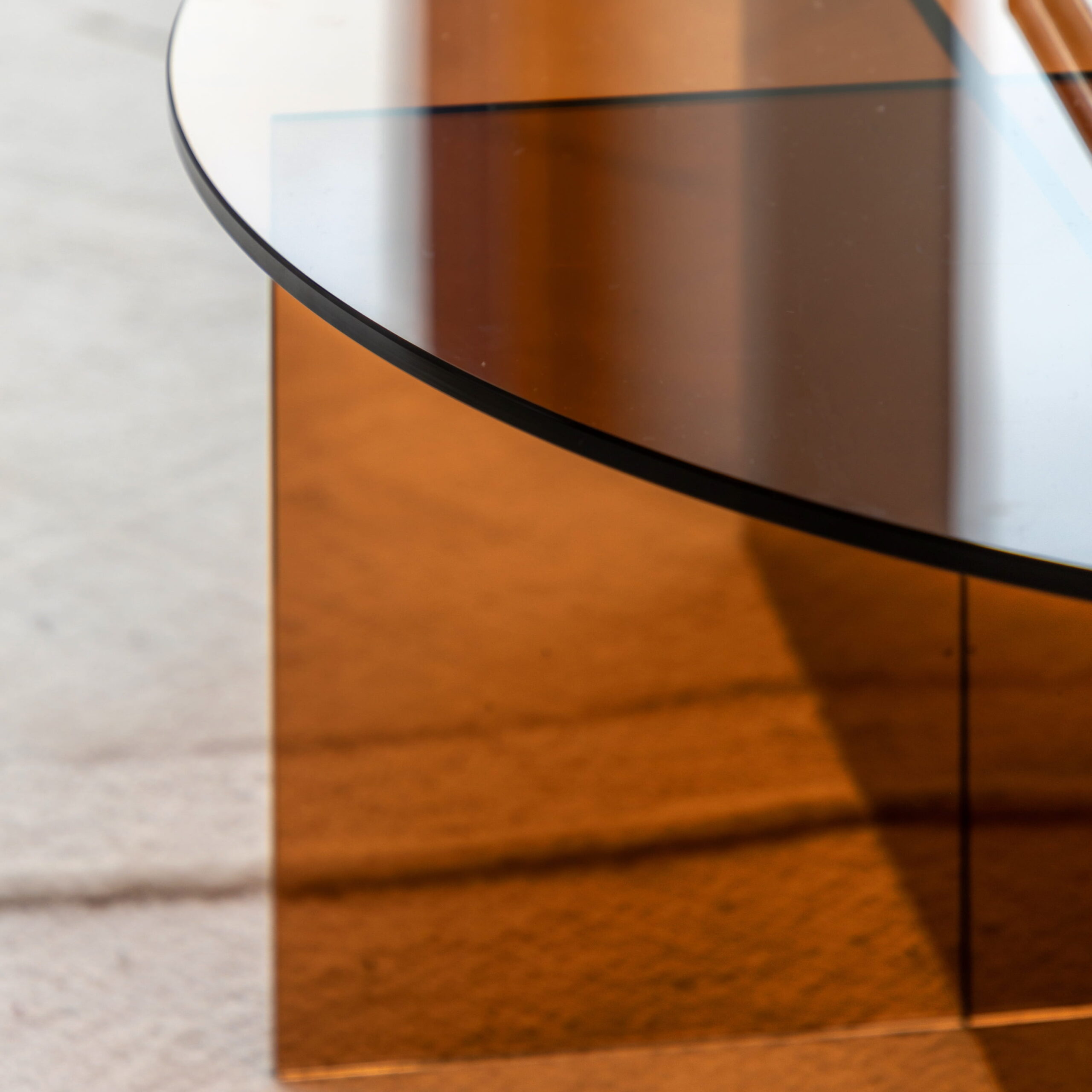 Prati Glass Coffee Table Bronze - Image 2