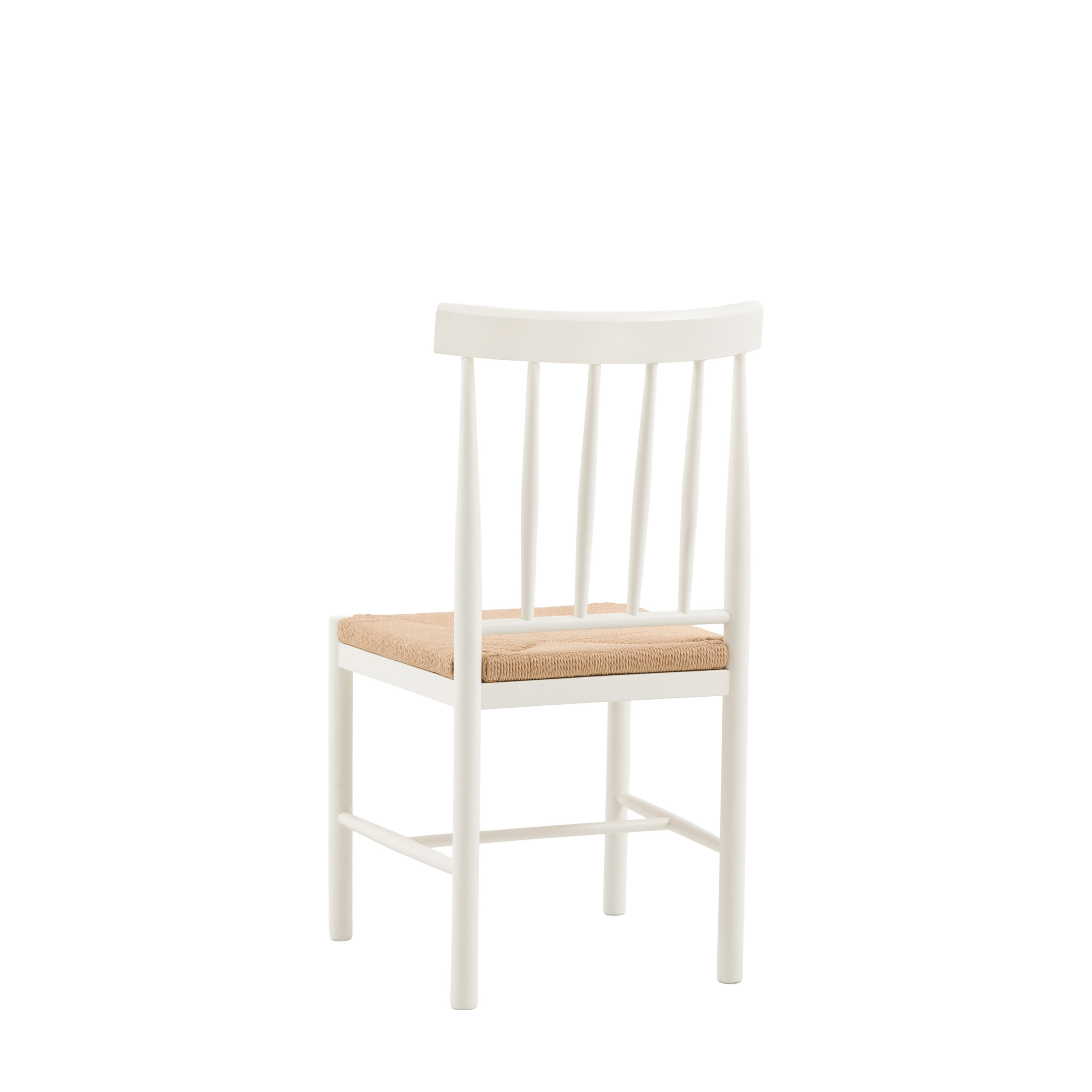 Harrow White Dining Chairs - Set of 2 Chairs - Image 6