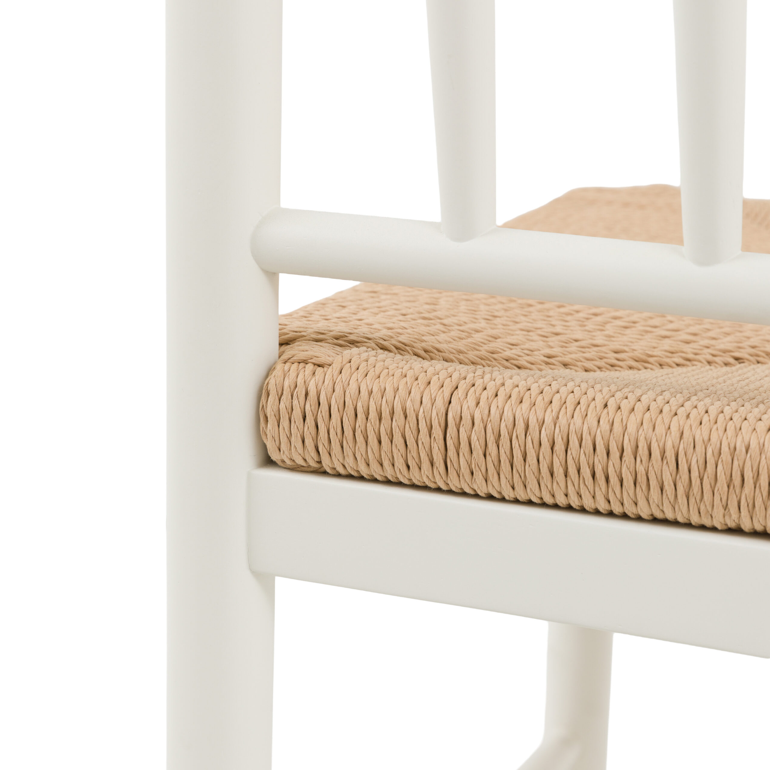 Harrow White Dining Chairs - Set of 2 Chairs - Image 7