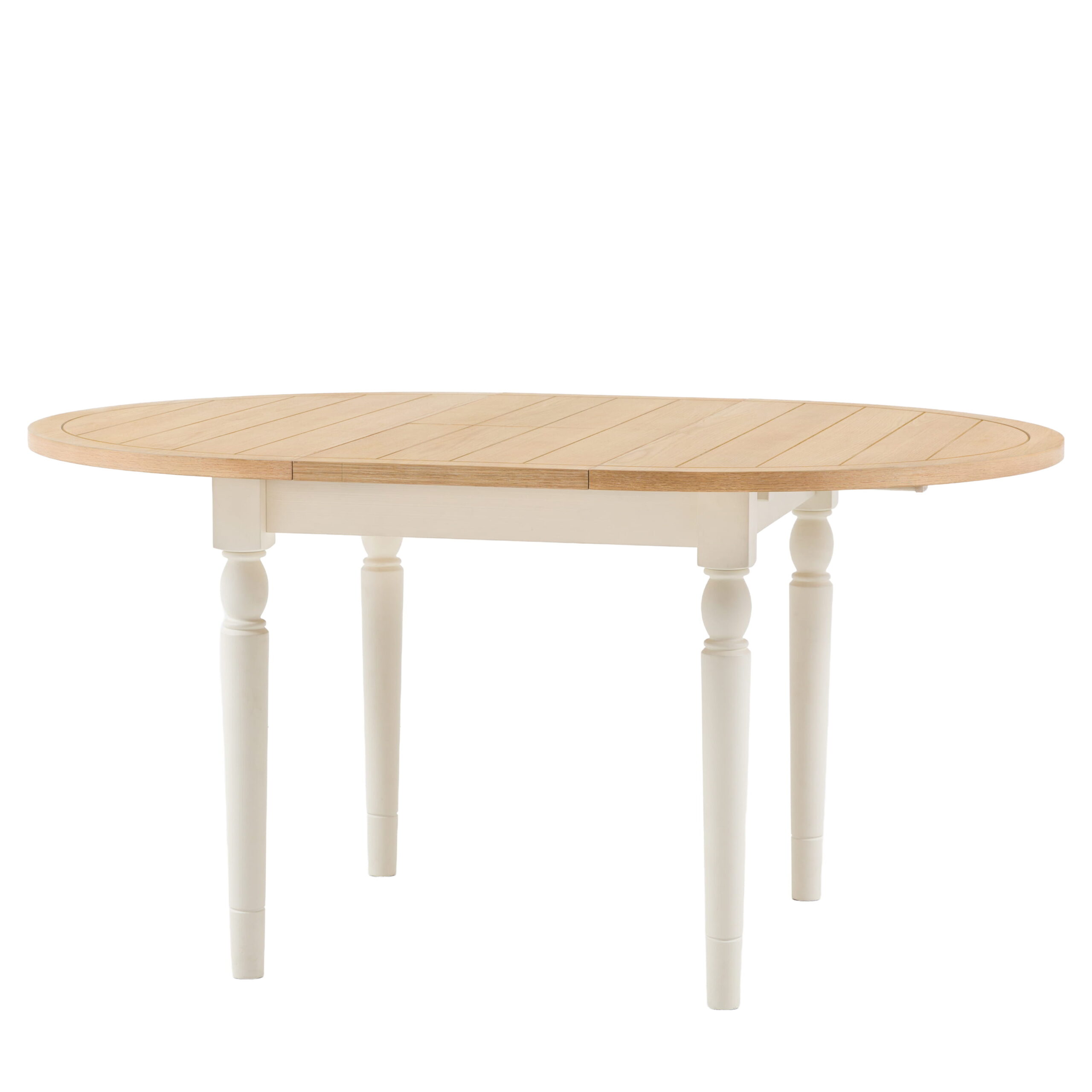 Harrow Round Extending Dining Table White - Image 4