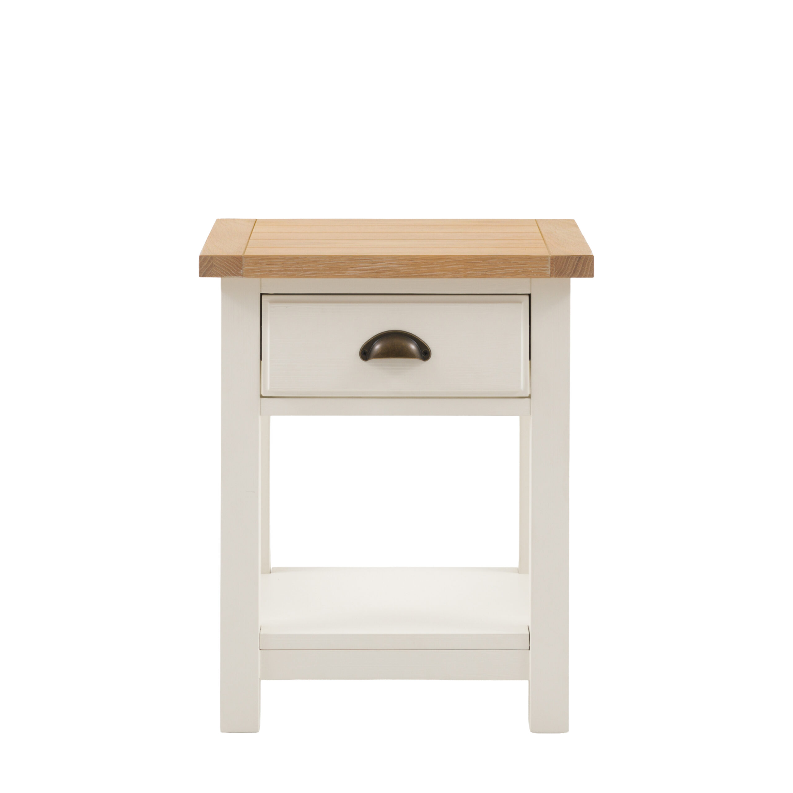 Harrow 1 Drawer Bedside Table White - Image 6