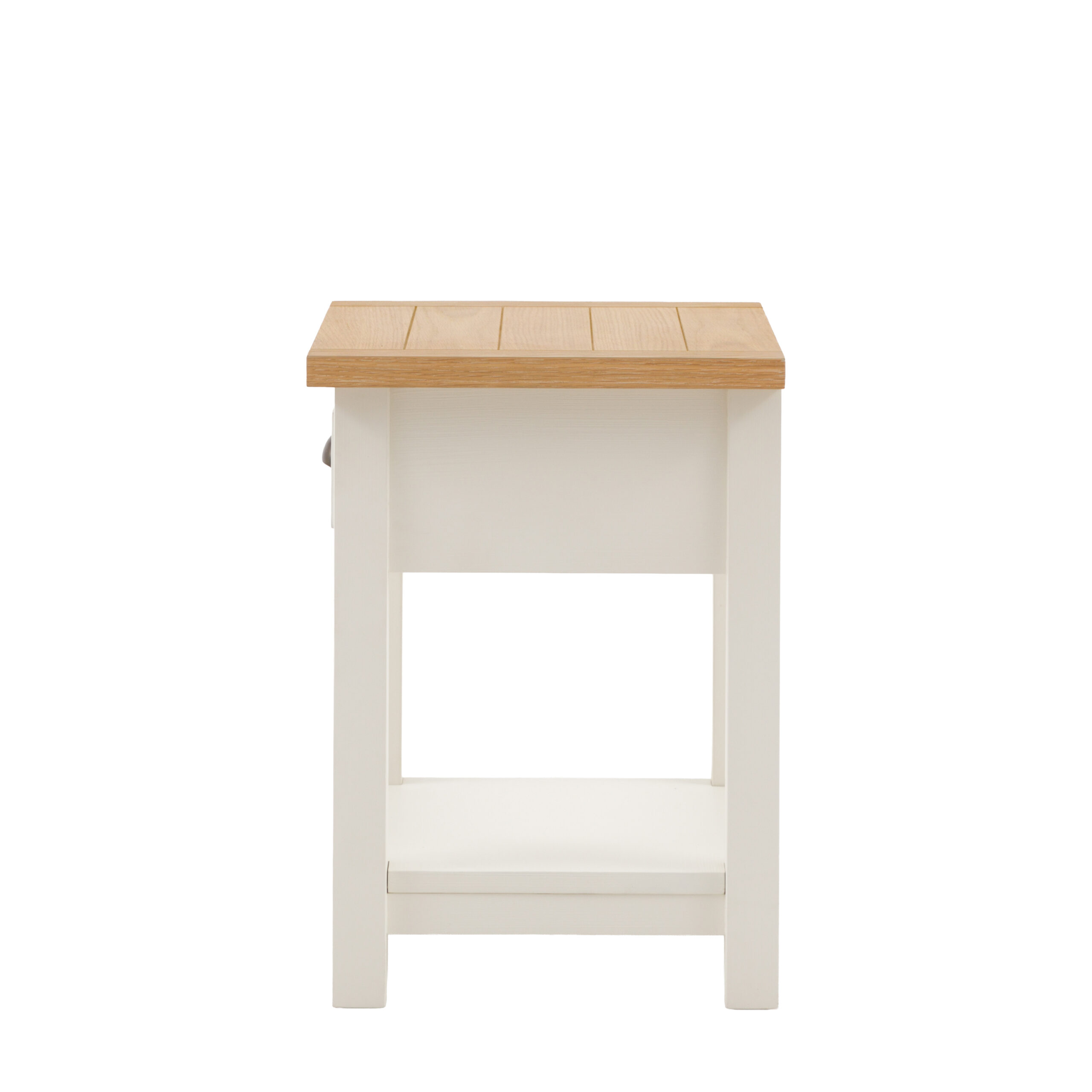 Harrow 1 Drawer Bedside Table White - Image 8