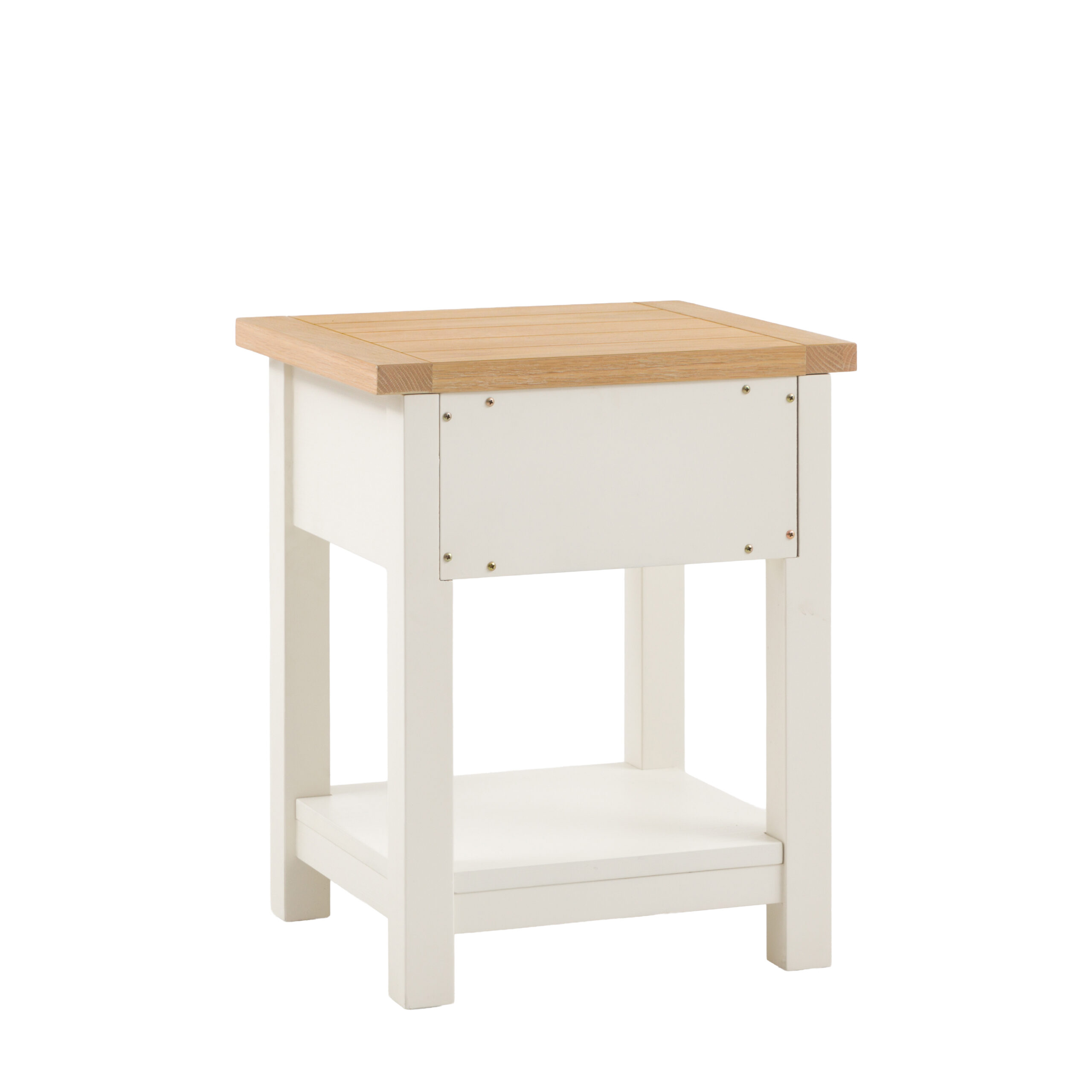 Harrow 1 Drawer Bedside Table White - Image 9
