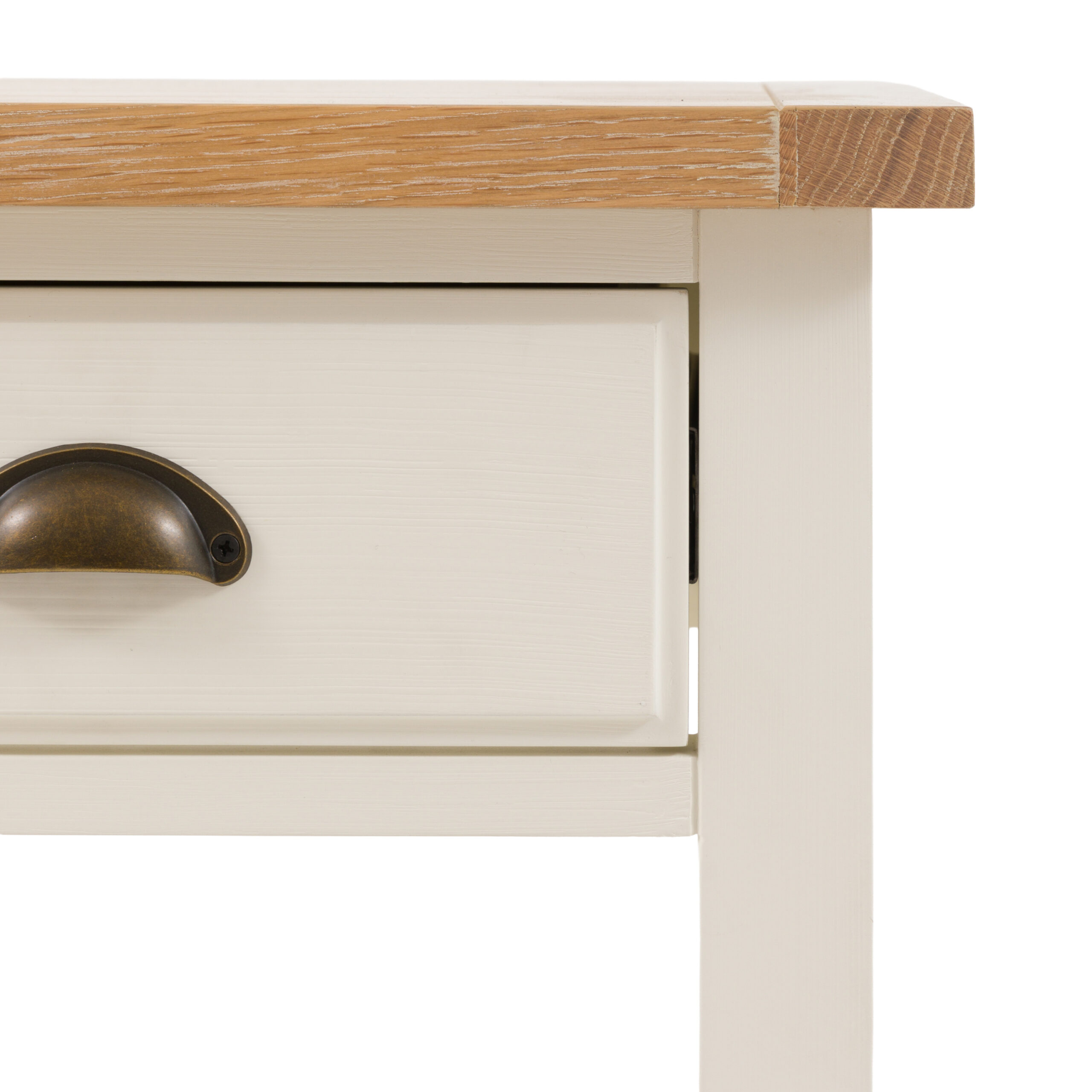 Harrow 1 Drawer Bedside Table White - Image 4