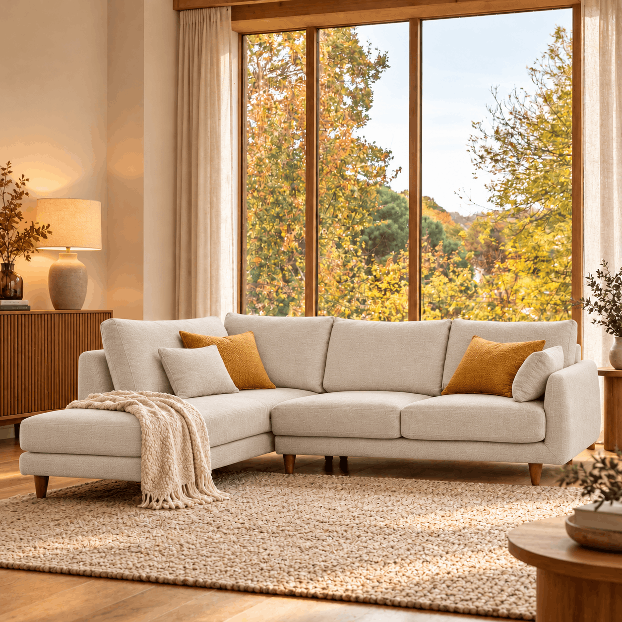 Ashwood Left Hand Chaise Sofa Willow Dusty - Image 2