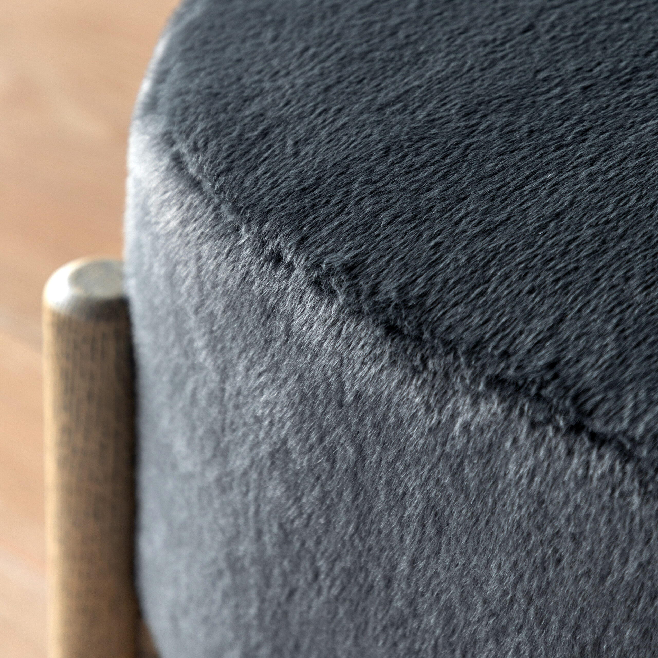 Tiverton Footstool Alaska Graphite - Image 2