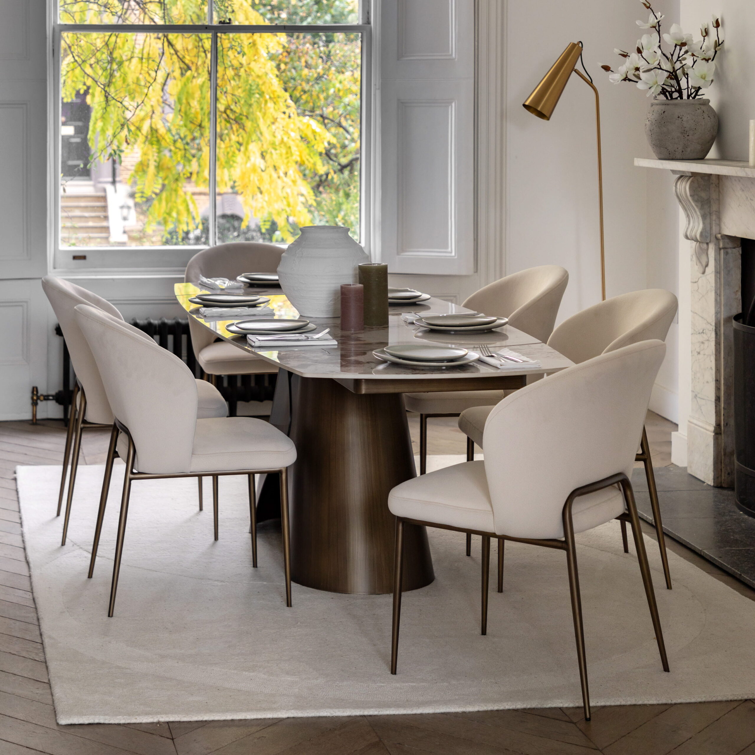 Brera Dining Table Bronze - Image 4