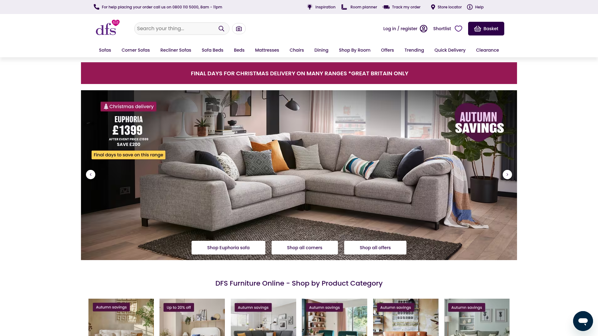 2. DFS Homepage