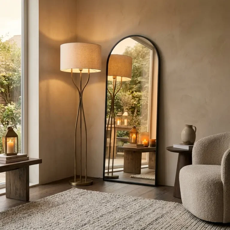 How to Style Mirrors and Floor Lamps Together