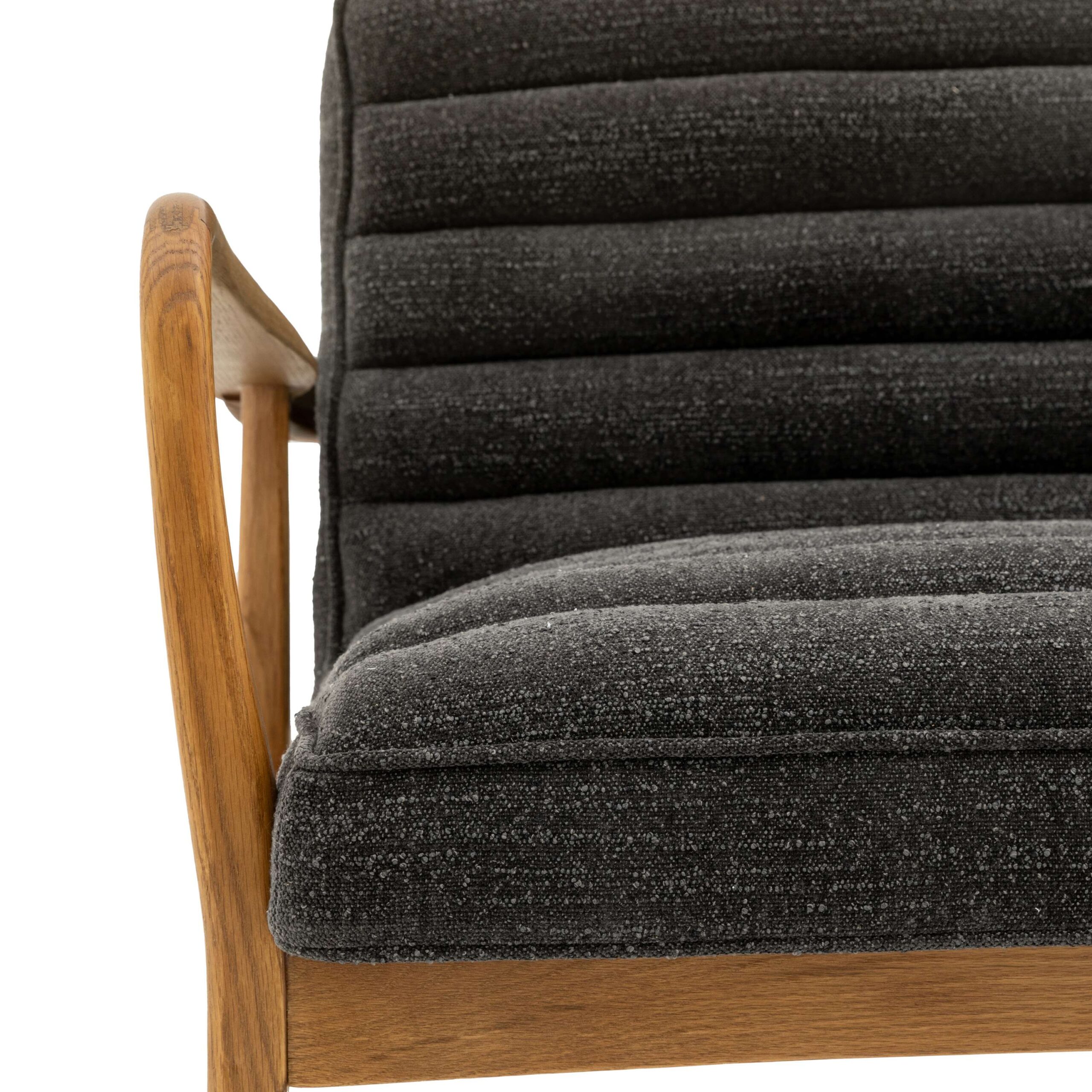 Camden 2 Seater Sofa Charcoal Boucle - Image 9
