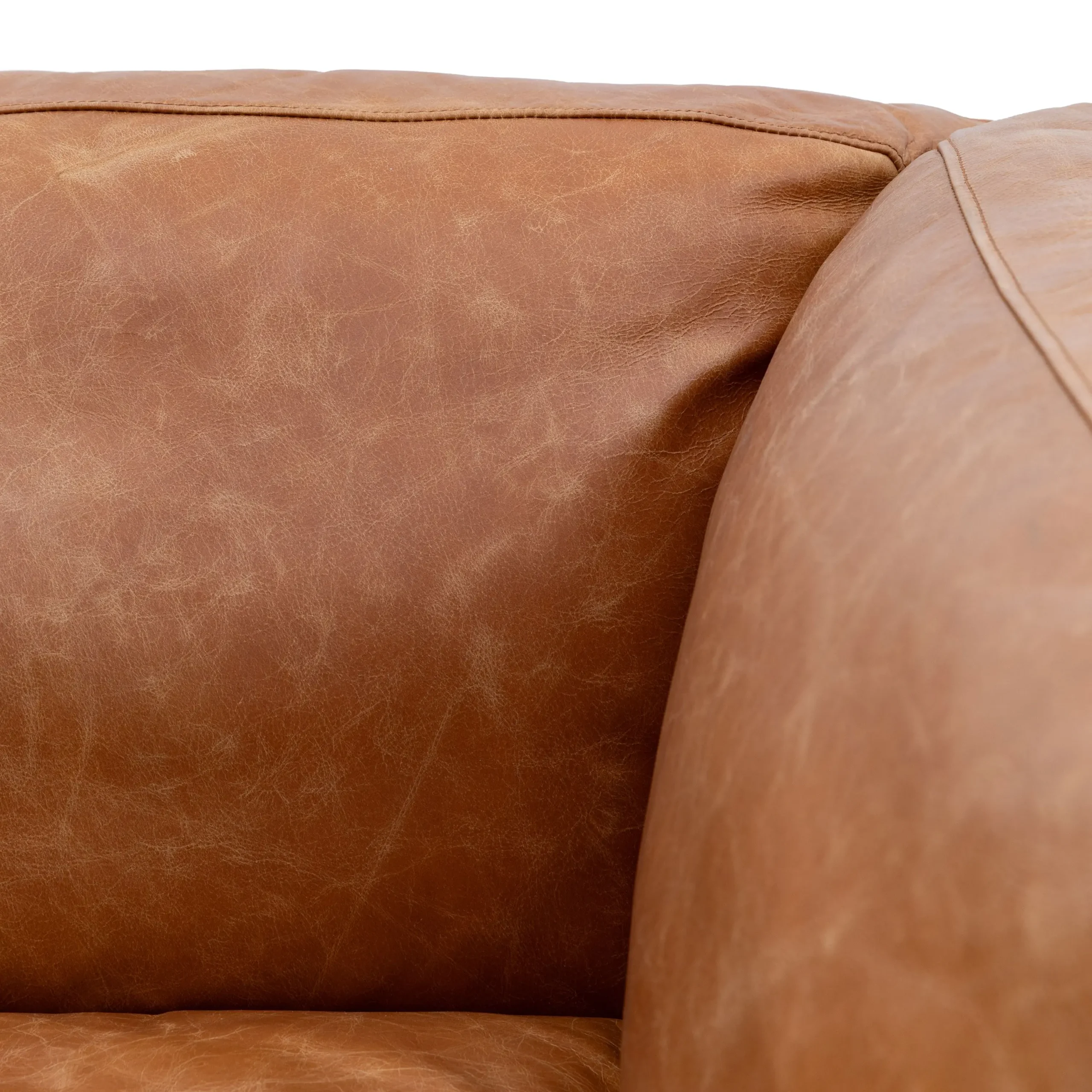 Melbury Vintage Brown Leather Armchair - Image 10