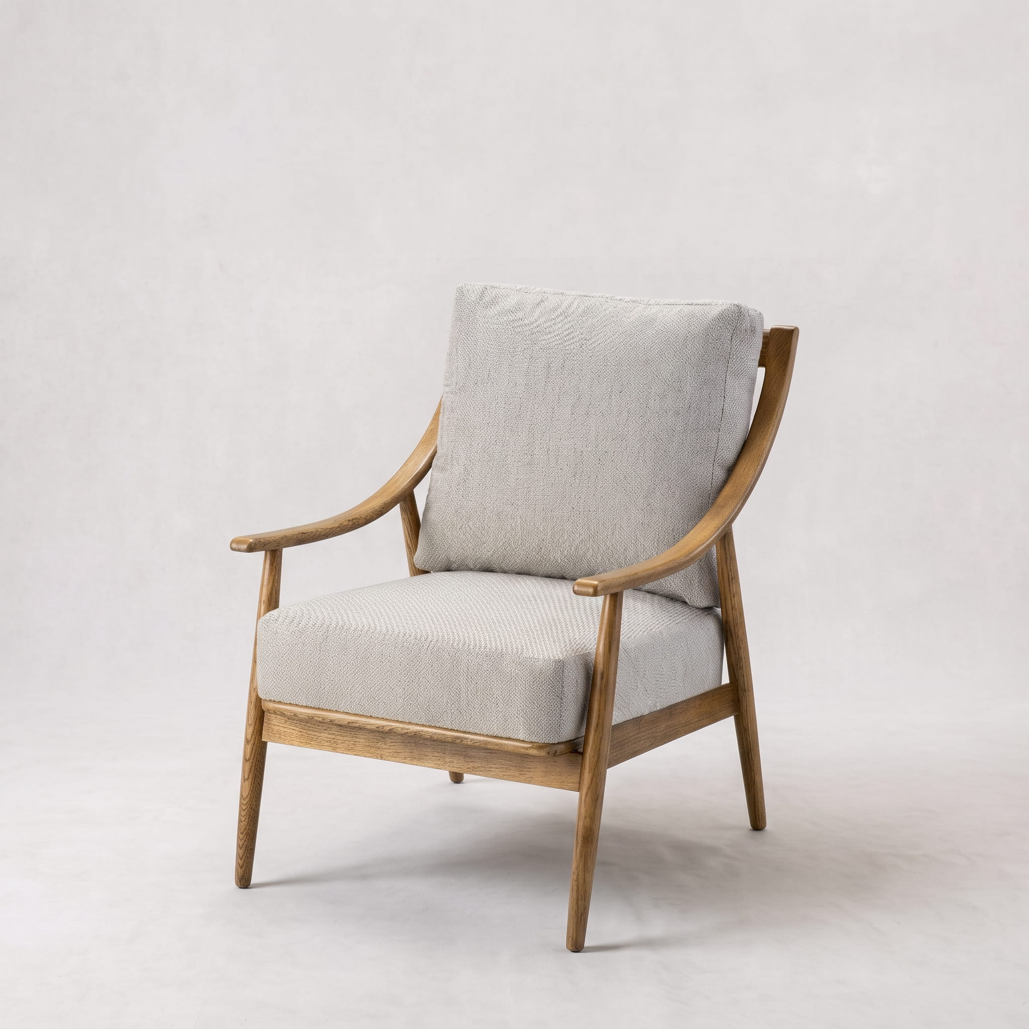 rengard indoor home interior armchair occasional chair natural wood