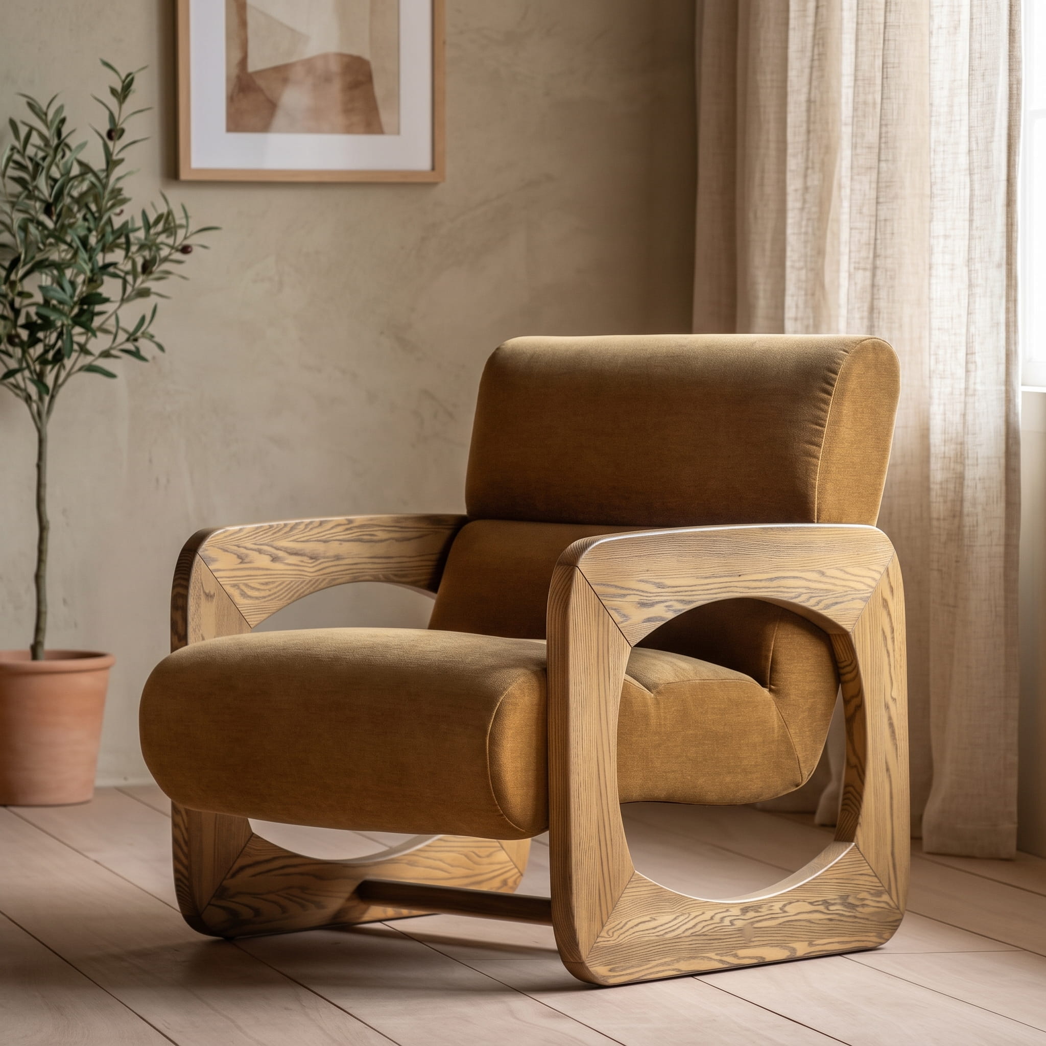 Pierre Verona Golden Armchair - Image 2